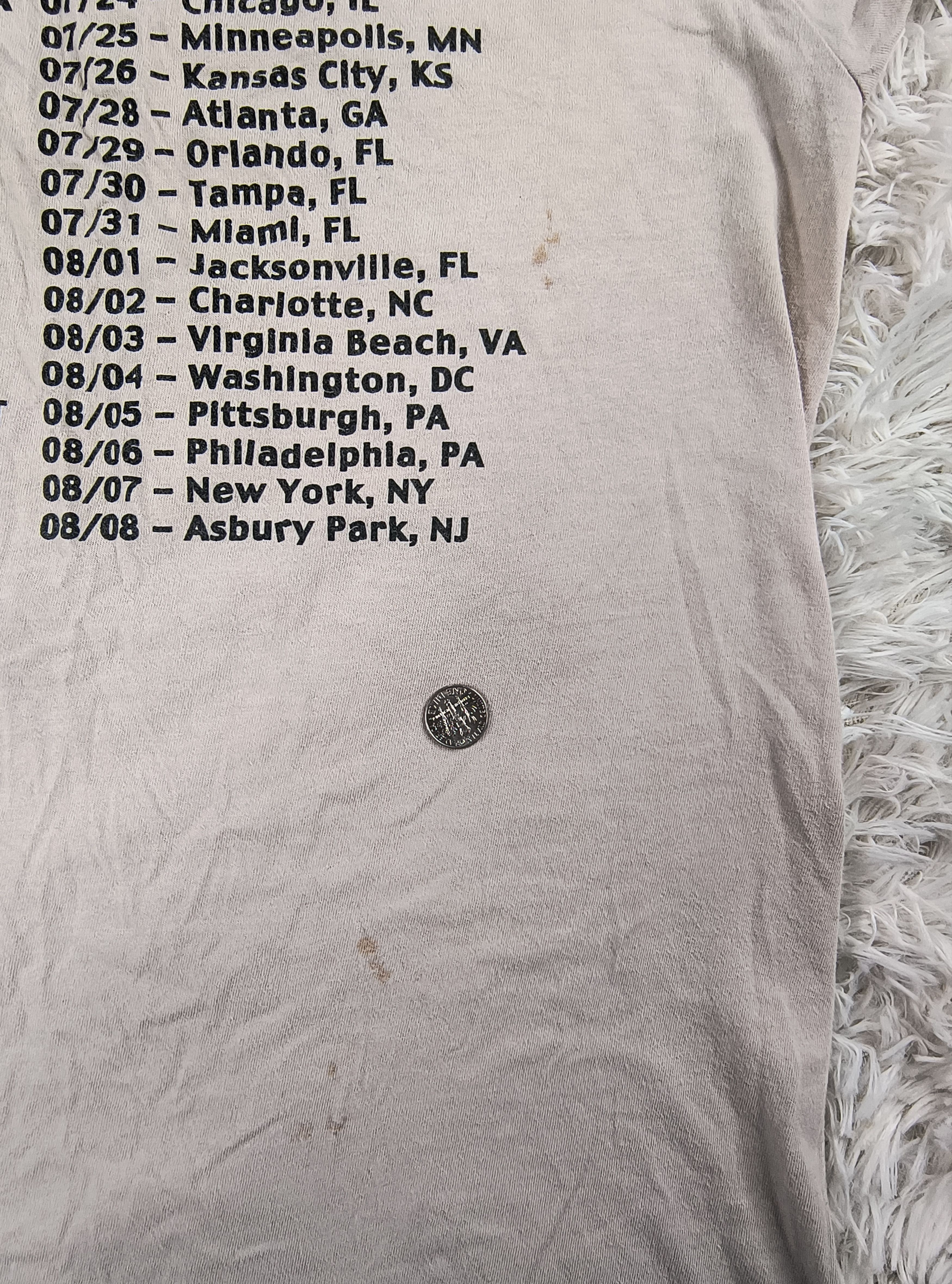 Band Tees Vintage Y2K NOFX rock against Bush tour 2004 Size US M / EU 48-50 / 2 - 8 Thumbnail