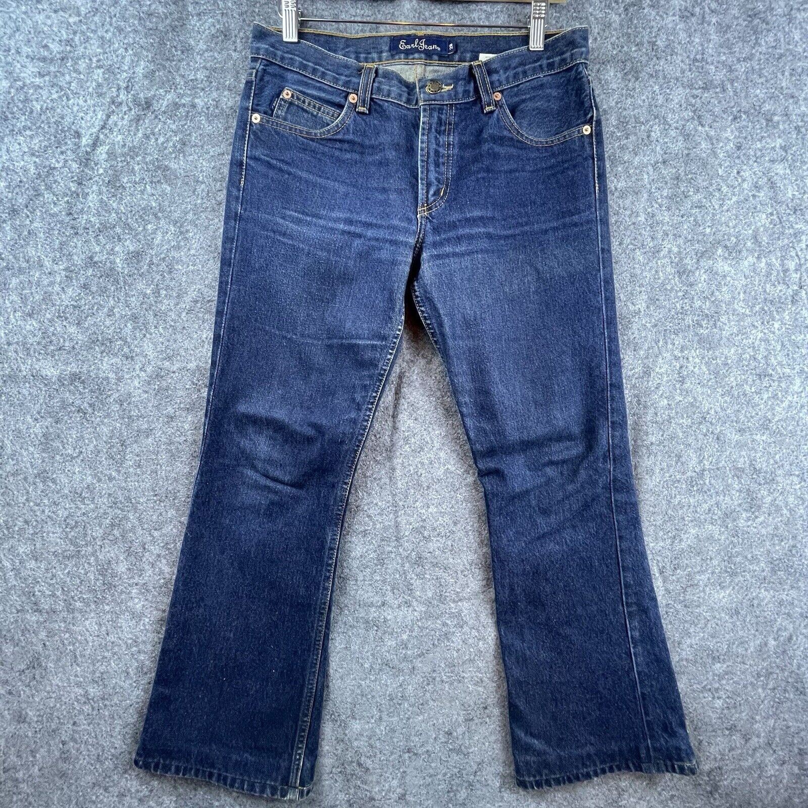 Earl Jeans Earl Jean Jeans Womens 28 Kick Flare Cropped Made in USA Size 28" / US 6 / IT 42 - 1 Thumbnail