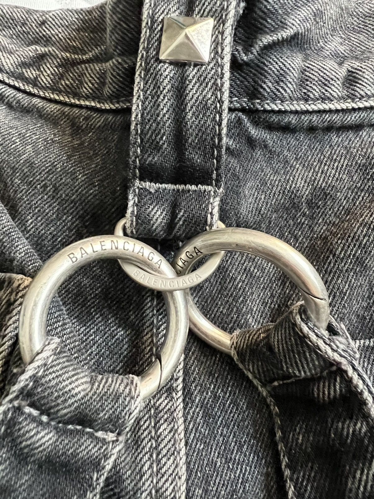 Balenciaga Balenciaga Raver Baggy Denim Runway Size US 32 / EU 48 - 2 Thumbnail
