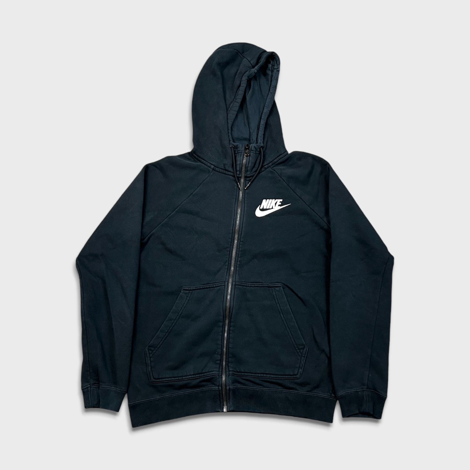 Nike × Vintage Nike Sportswear Hoodie Small Swoosh Zip Hooded Sweatshirt Size US S / EU 44-46 / 1 - 1 Thumbnail