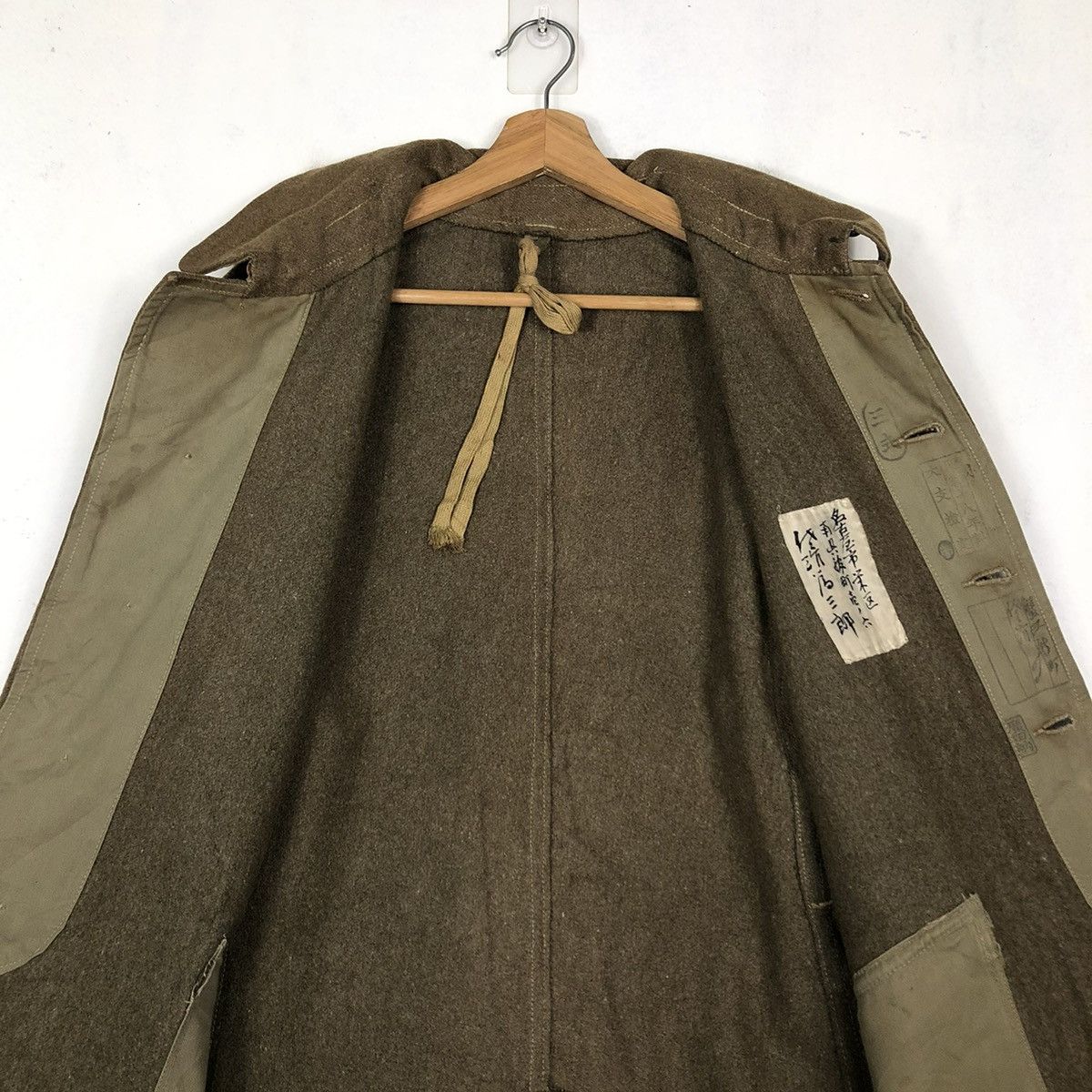 Vintage 🔥VINTAGE 1940’s LONG JACKET WOOL MILITARY USA FORCES USN Size US M / EU 48-50 / 2 - 14 Thumbnail