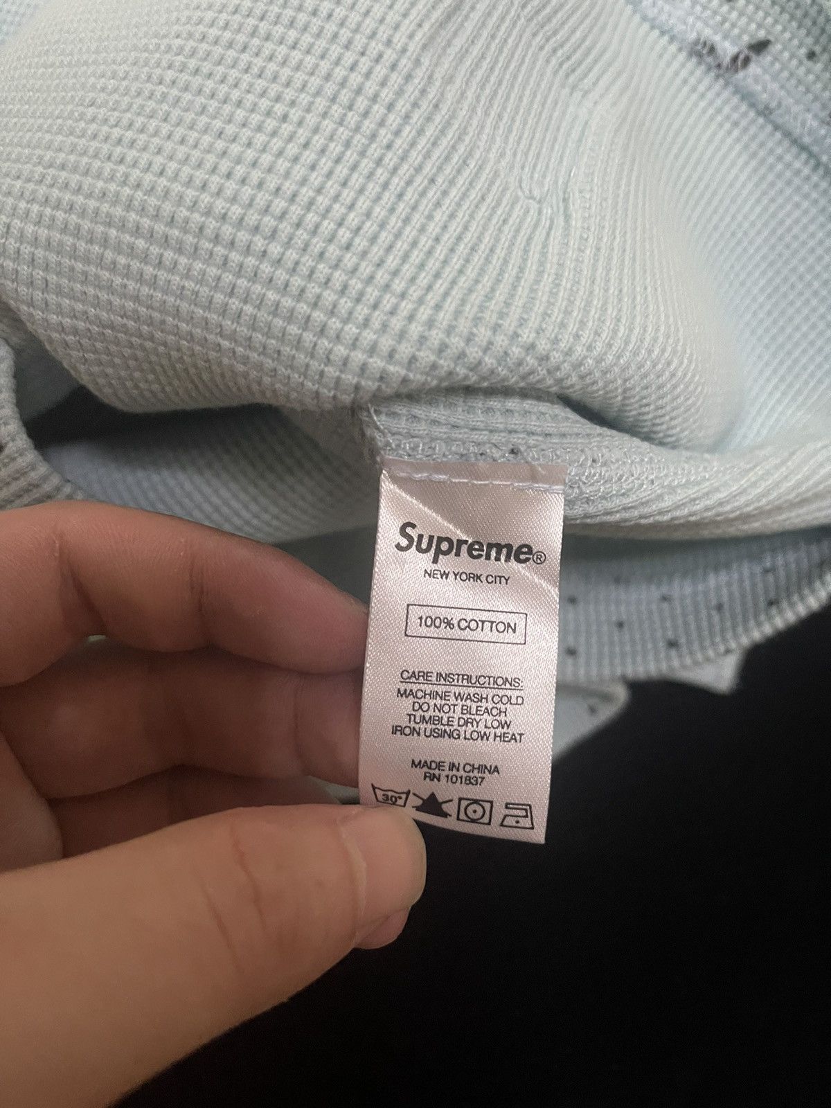 Playboy × Supreme Supreme playboy waffle thermal crewneck crew Size US M / EU 48-50 / 2 - 5 Thumbnail