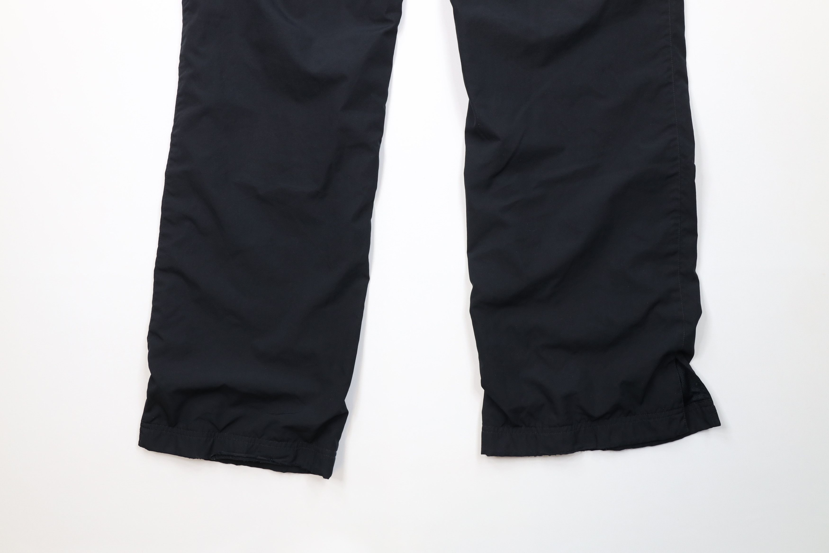 Nike Vintage Y2K Nike Mini Swoosh Lined Wide Leg Pants Black Size 32" / US 10 / IT 46 - 15 Thumbnail