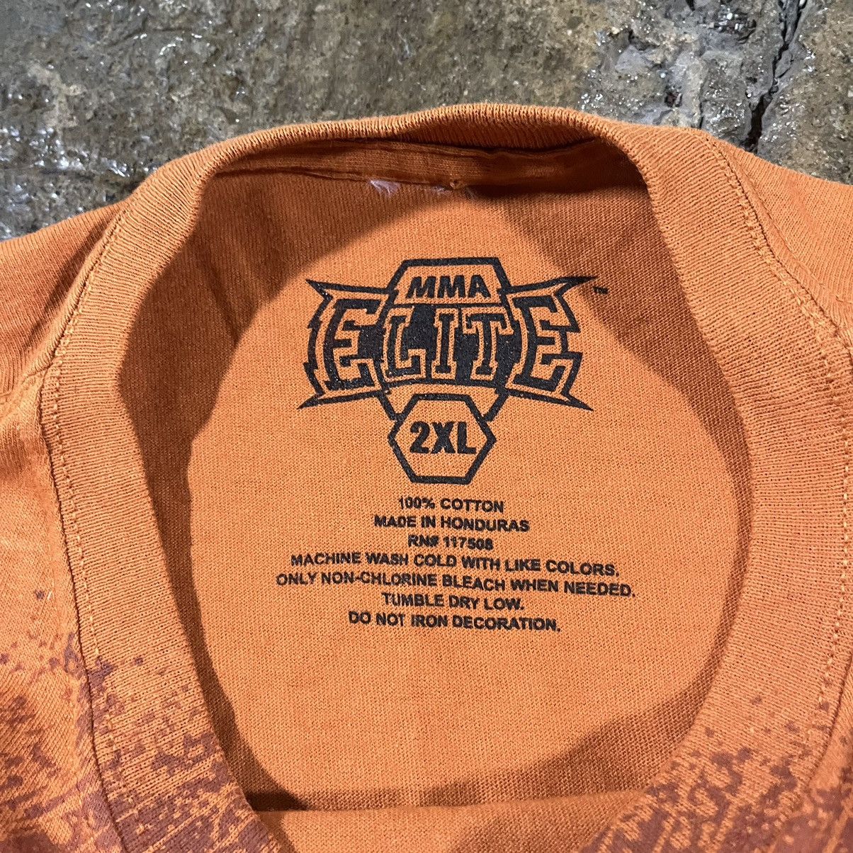 Affliction × Tapout × Vintage Crazy Vintage Y2K MMA Elite Grunge Cybergoth Cross Tee Shirt Size US XXL / EU 58 / 5 - 8 Thumbnail