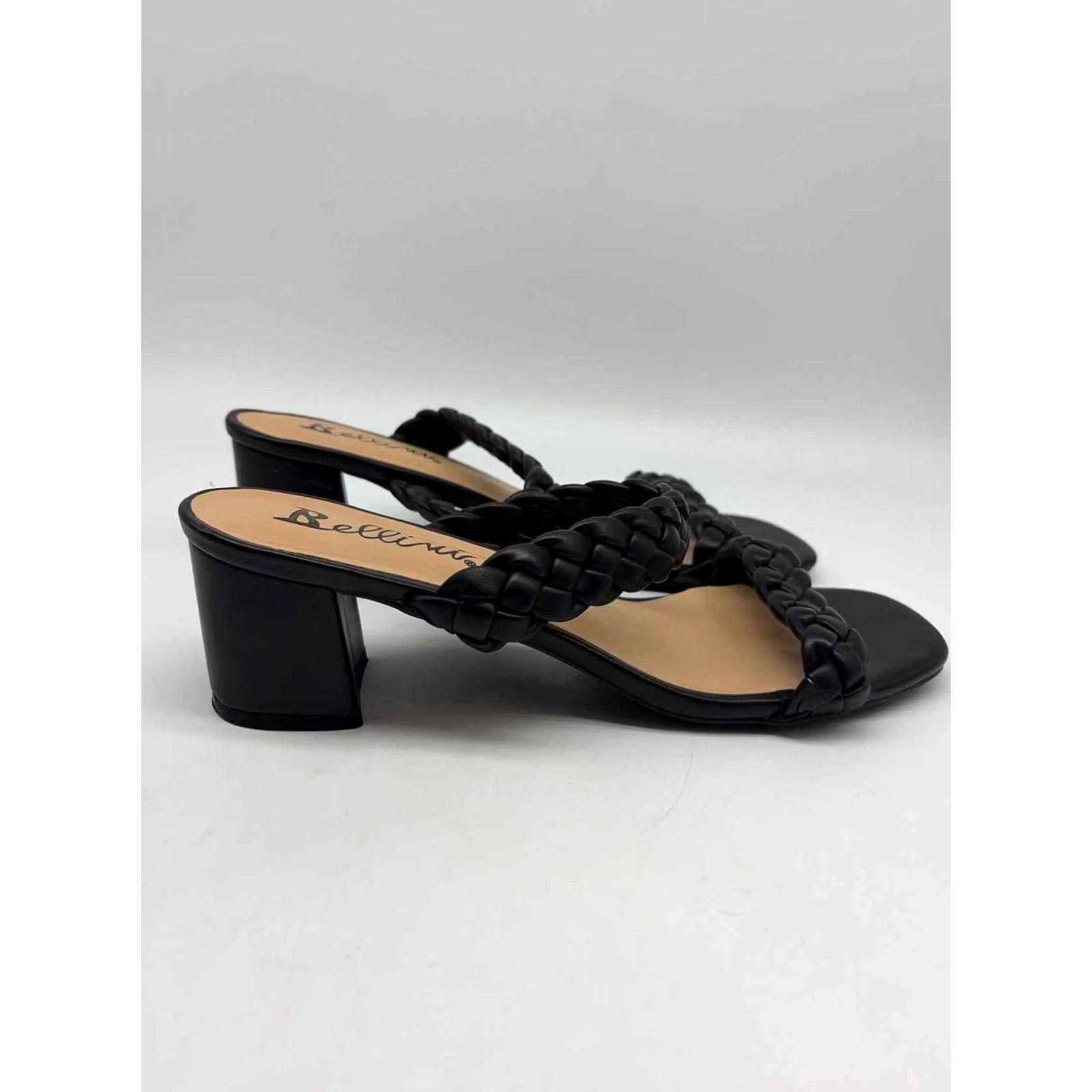 Vintage Pre-Owned Bellini Black Size 12 Block Heels Size US 12 / IT 42 - 4 Thumbnail