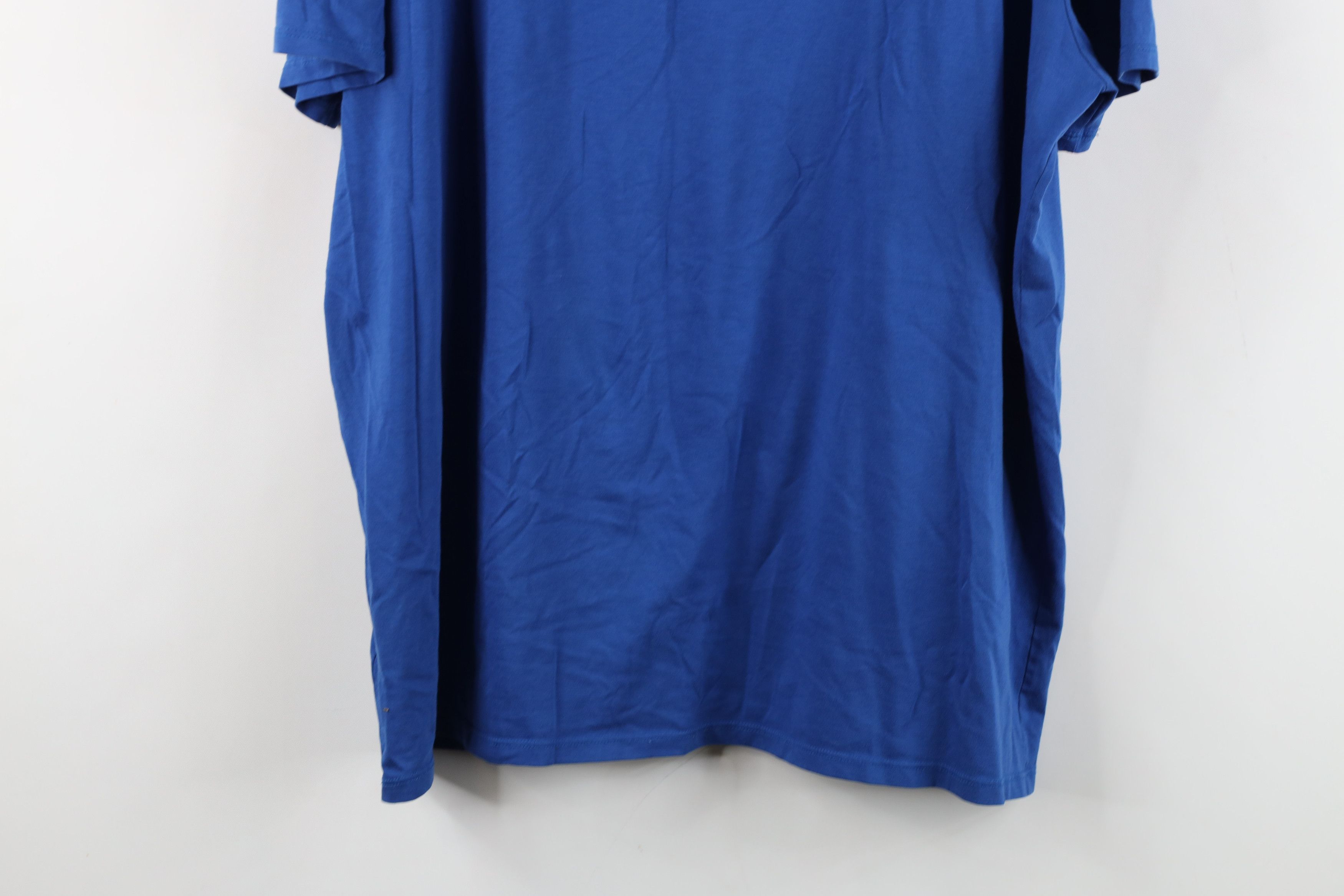 Lacoste Lacoste Logo Pima Cotton Short Sleeve V-Neck T-Shirt Blue Size US XXL / EU 58 / 5 - 11 Thumbnail