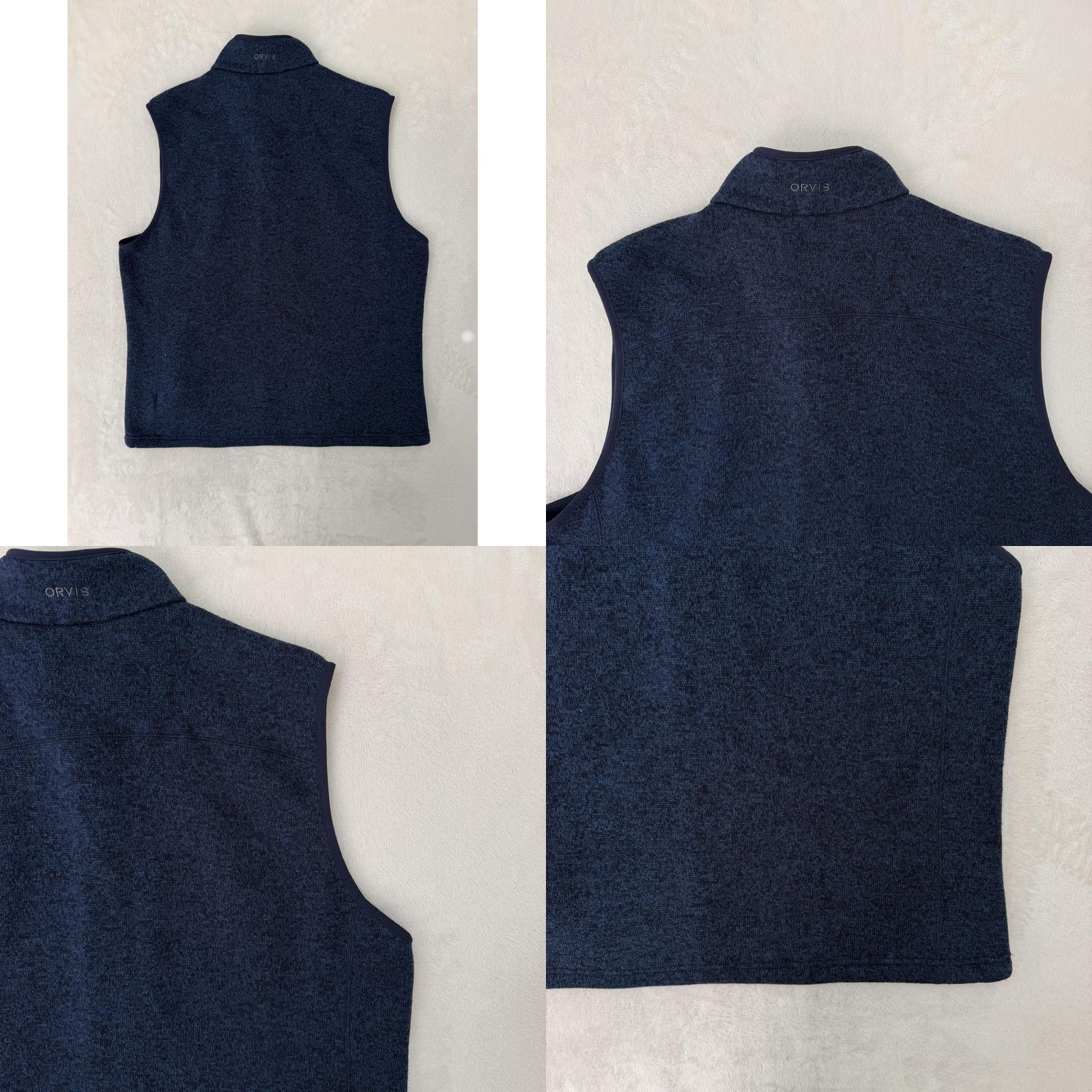 Orvis Orvis Vest Mens L Blue Fleece Full Zip Sleeveless Outdoor Hiking Warm Casual Size US L / EU 52-54 / 3 - 8 Thumbnail