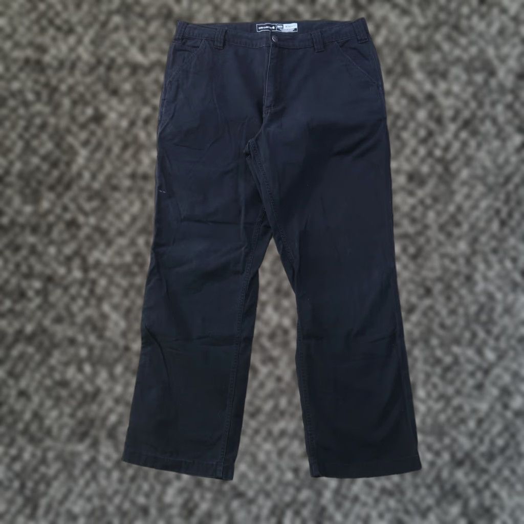 Carhartt VINTAGE Carhartt Relaxed Straight Pants Men 38x32 Black Canvas Workwear Rugged Flex Carpenter 90s Mens Size US 38 / EU 54 - 1 Thumbnail