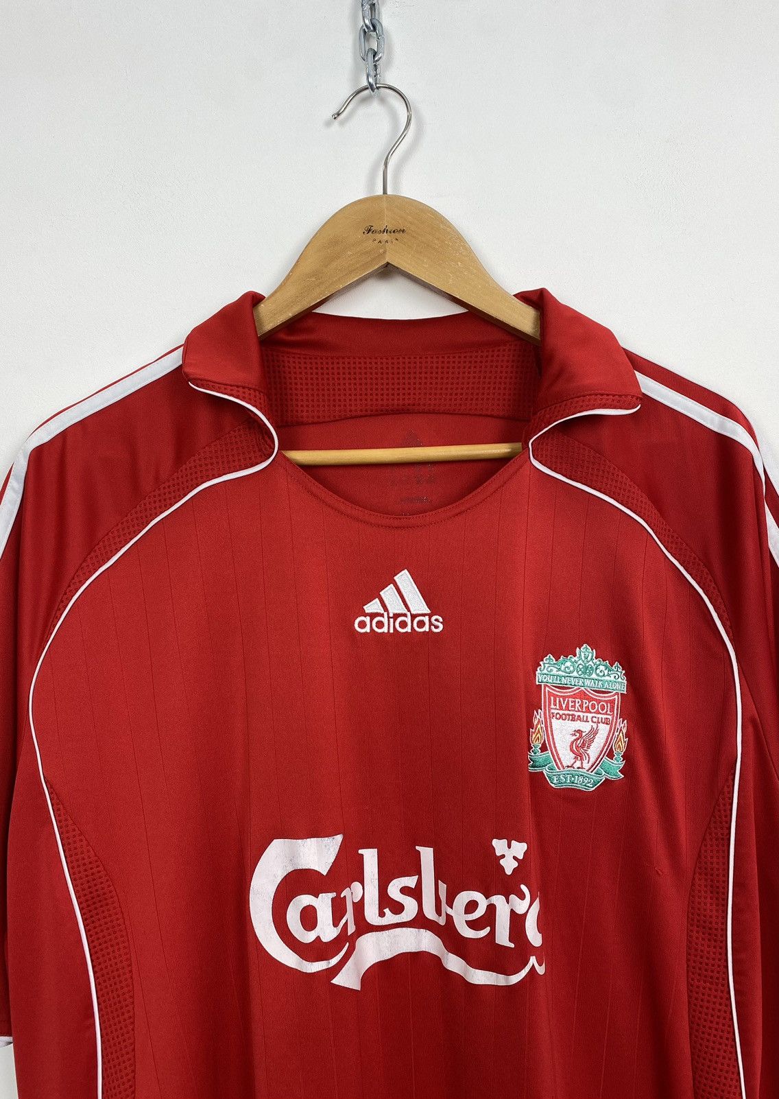 Adidas × Vintage Adidas Liverpool Home Football Jersey Shirt Mens Sz L-XL Size US XL / EU 56 / 4 - 2 Thumbnail