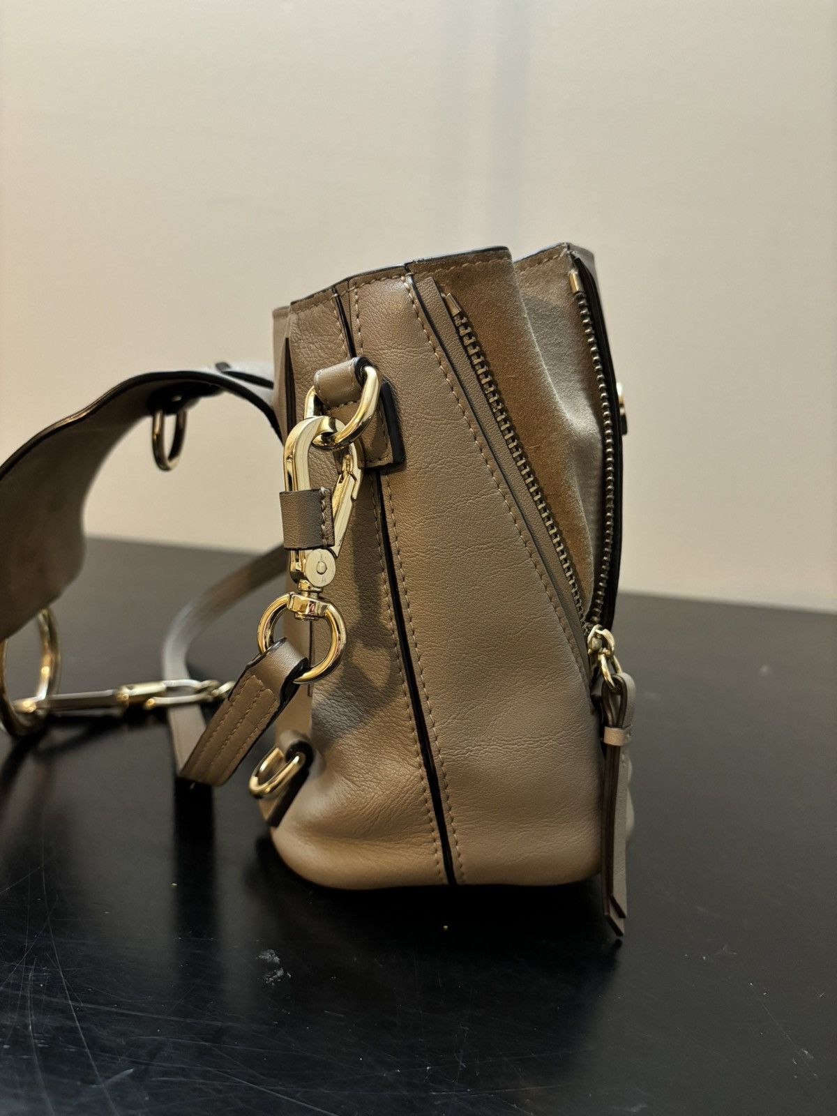 Chloe Chloé Mini Faye Suede Leather Backpack Handbag Size ONE SIZE - 5 Thumbnail