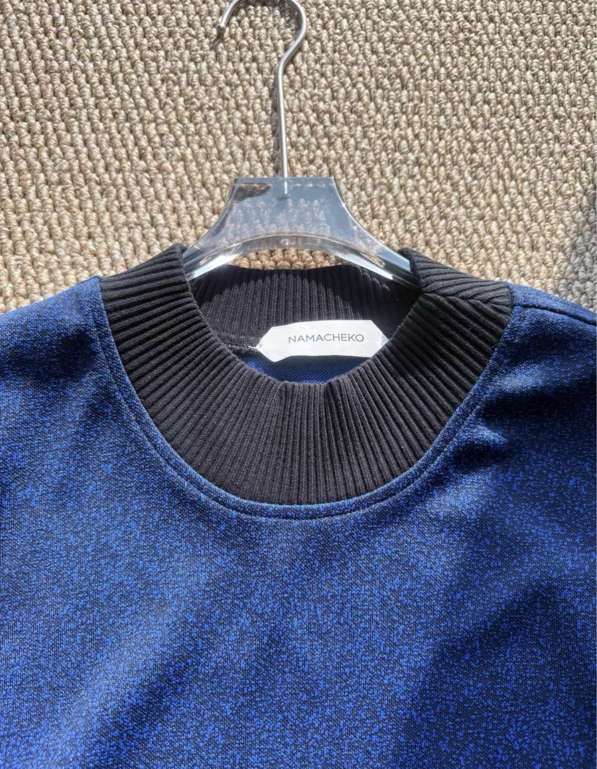 Namacheko Namacheko Royal Blue Iridescent Color Block Short Sleeve K23 Size M / US 6-8 / IT 42-44 - 4 Thumbnail