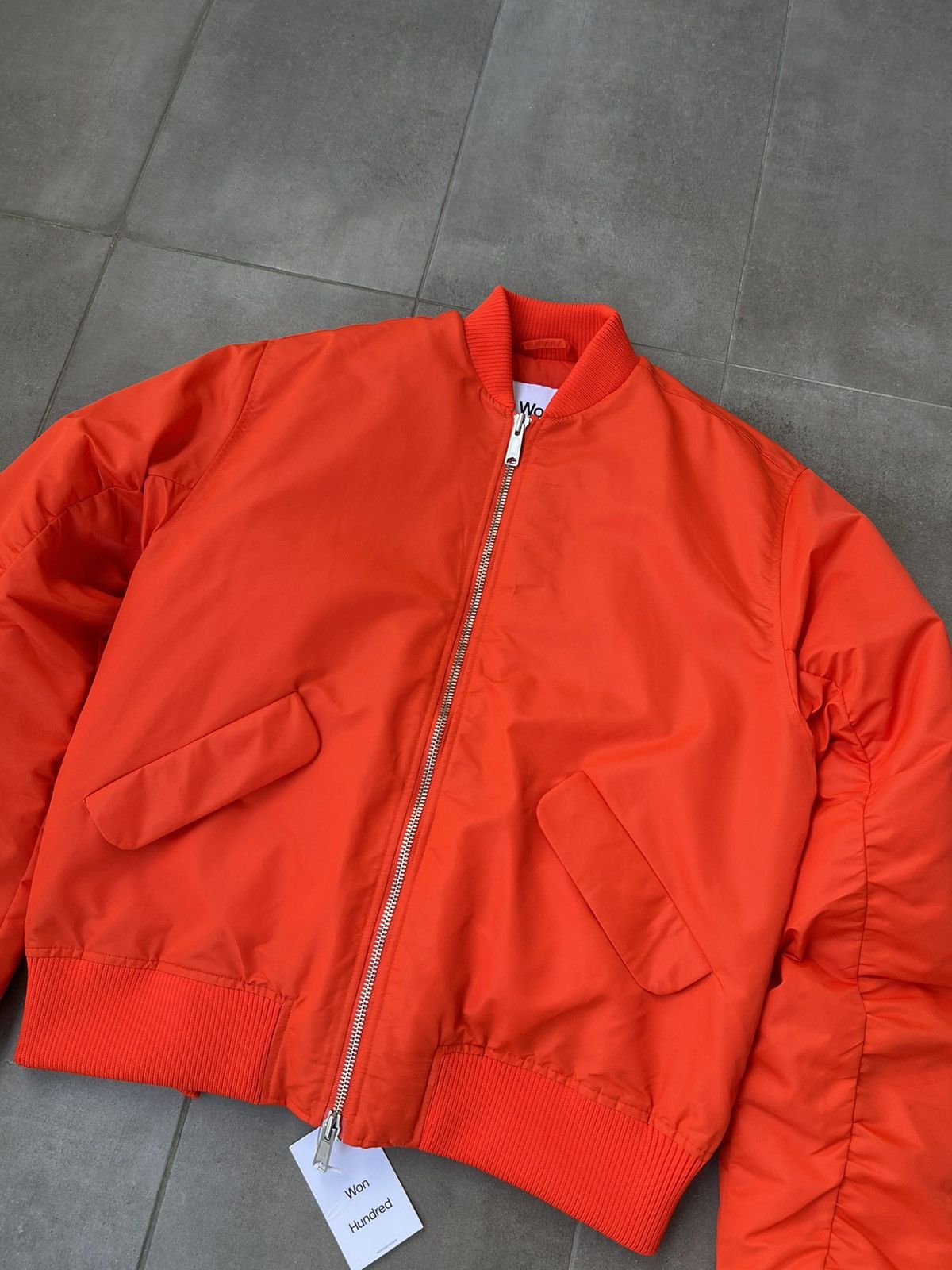 Acne Studios !DS! SS23 Won Hundred Reykjavik M Red Bomber Jacket Size US L / EU 52-54 / 3 - 11 Thumbnail