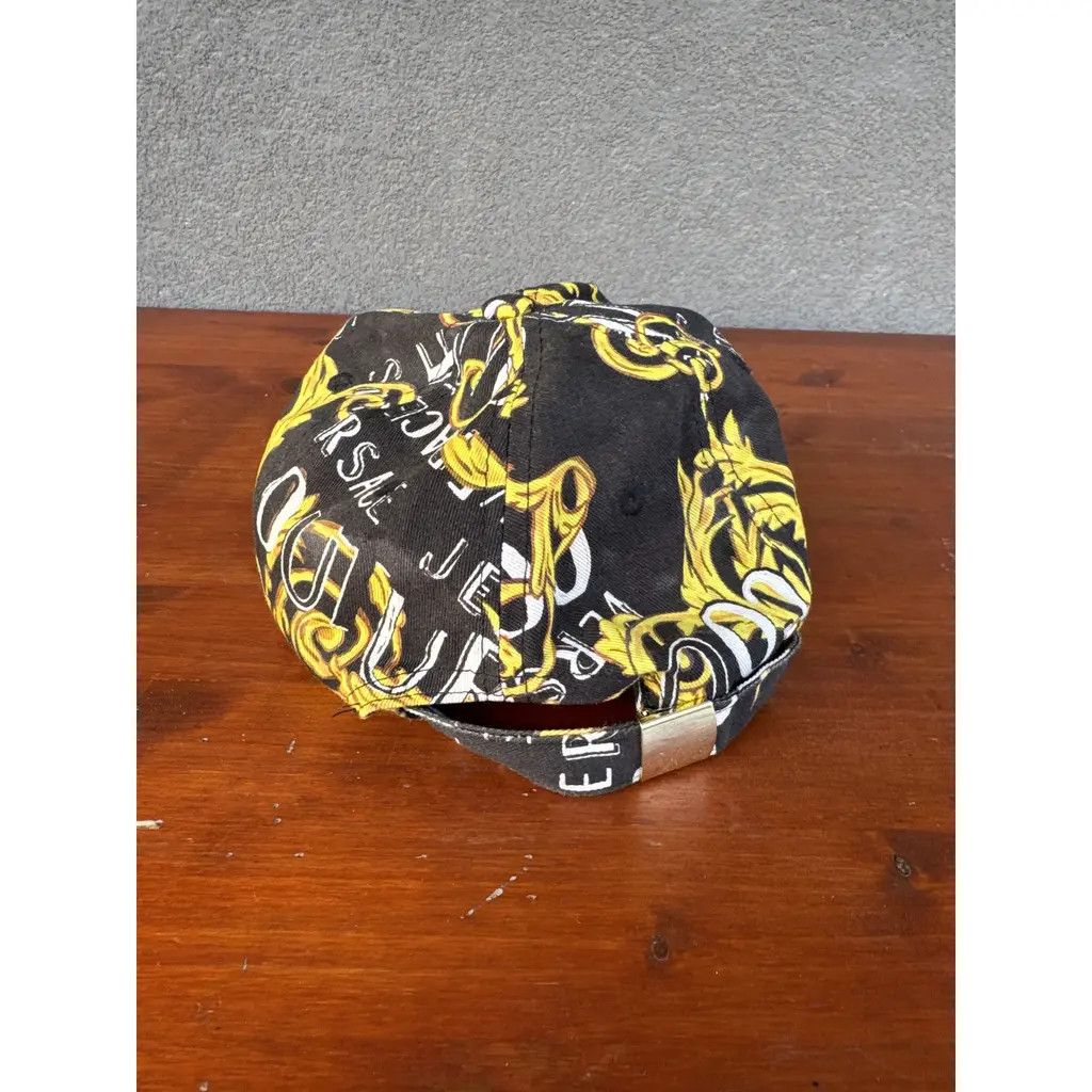 Versace Jeans Couture Versace Jeans Couture Baroque Logo Print Cap – Graphic Size ONE SIZE - 3 Thumbnail