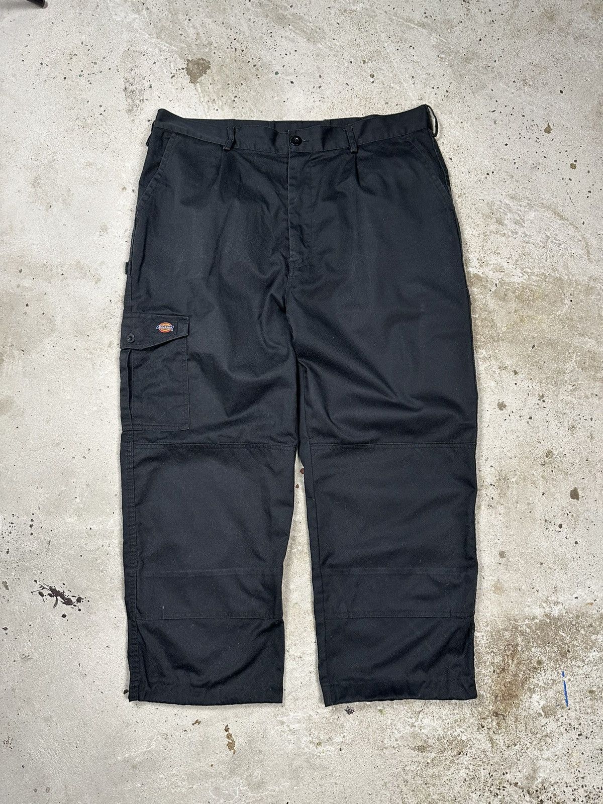 Dickies × Vintage Vintage Y2K Dickies Black Baggy Cargo Carpenter Pants Size US 36 / EU 52 - 1 Thumbnail