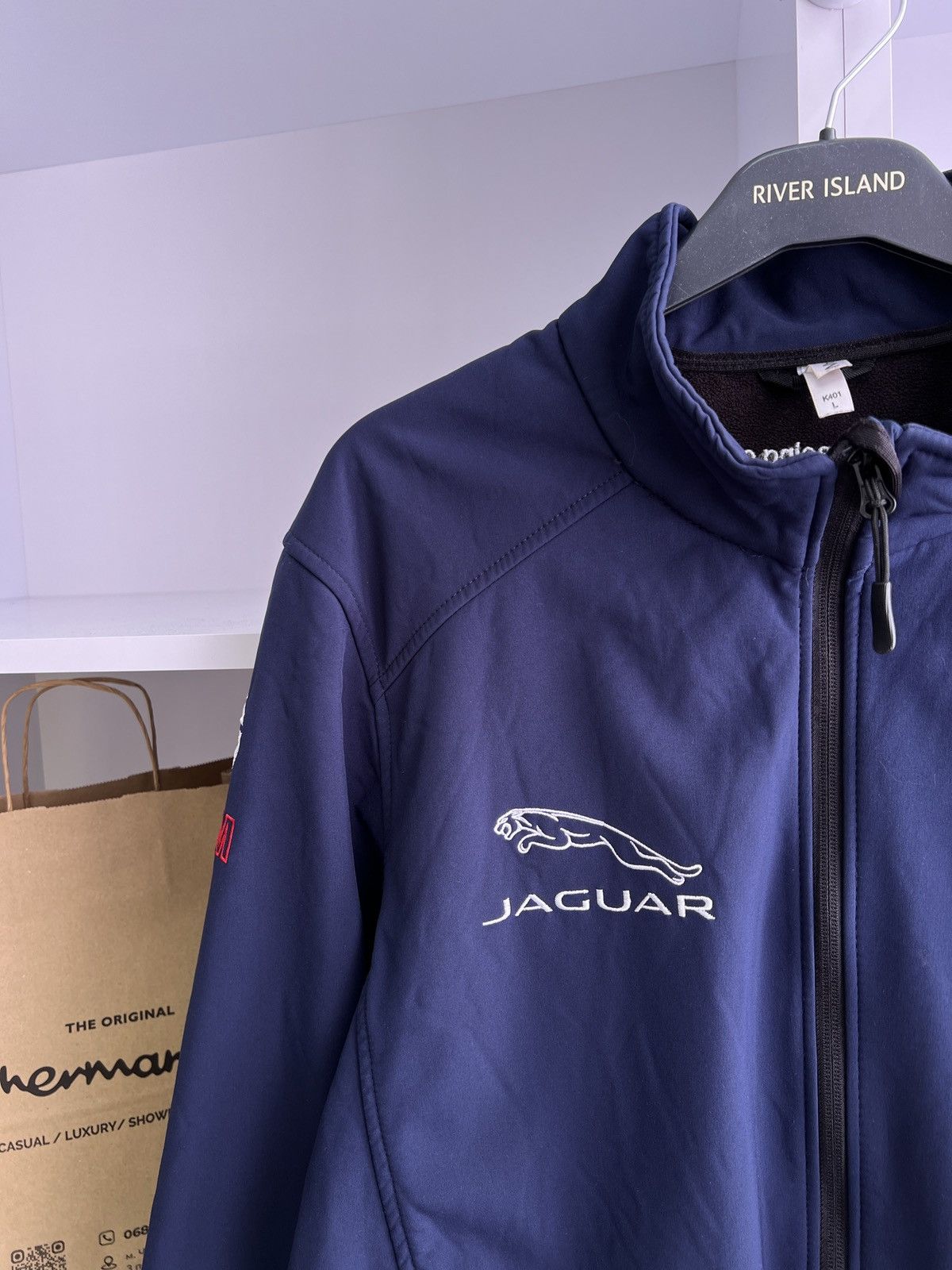 Vintage Vintage Jaguar softshell racing jacket Size US L / EU 52-54 / 3 - 7 Thumbnail