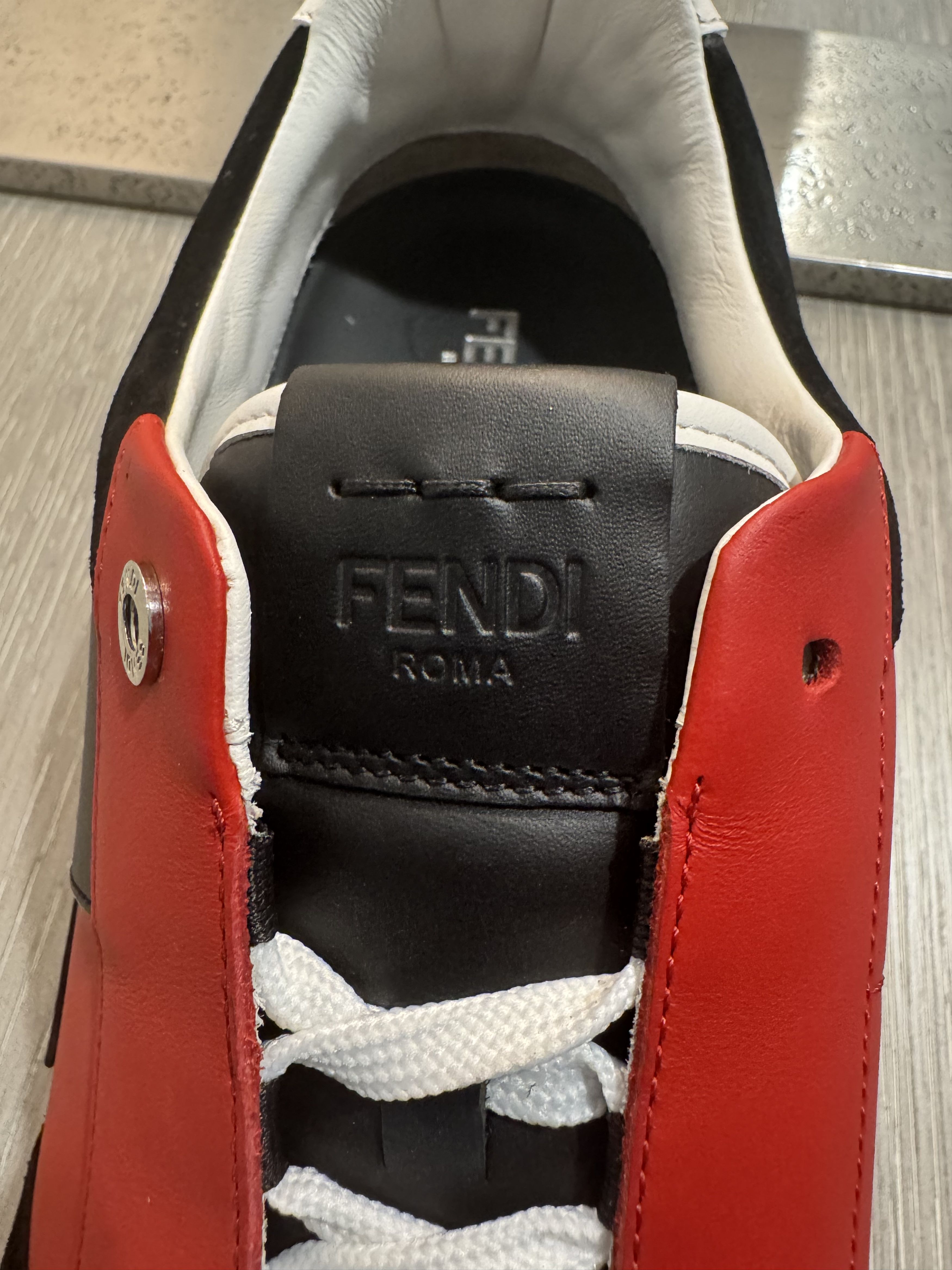 Fendi Mens Fendi lightning bolt sneaker Size US 12 / EU 45 - 6 Thumbnail