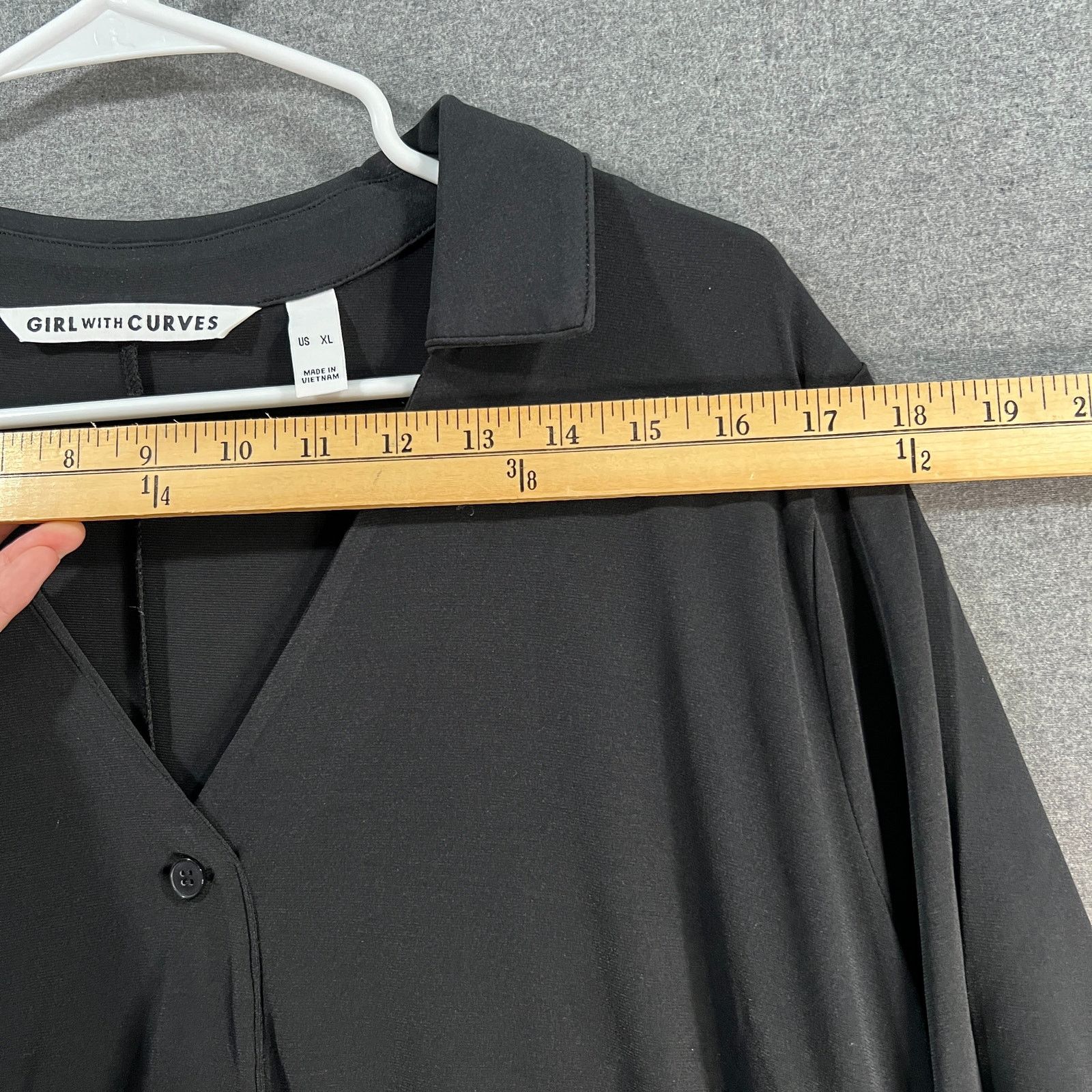 Other Girl With Curves Regular Collared Knit Midi Shirt Dress Size XL / US 12-14 / IT 48-50 - 7 Thumbnail