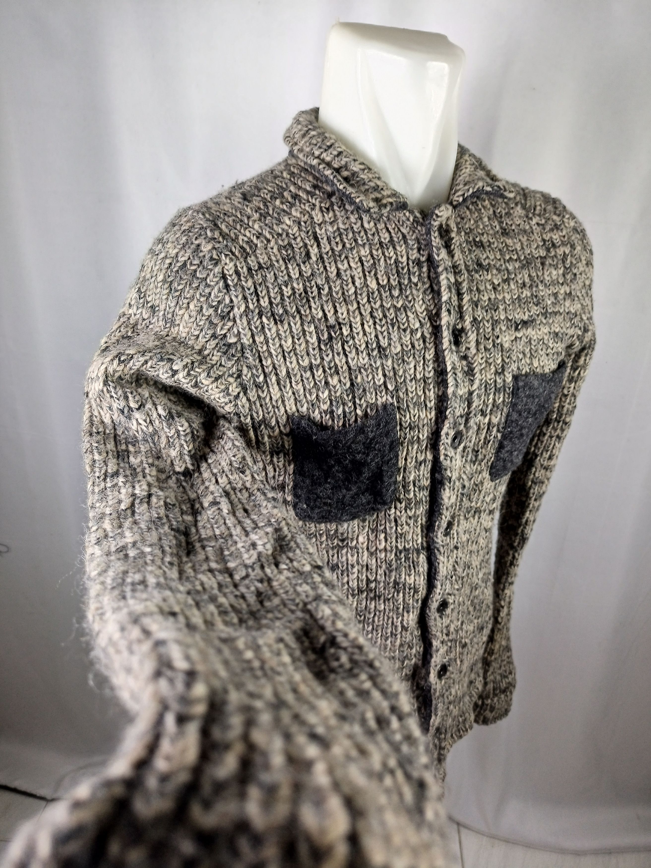 Designer × Zara Zara Man Knit Sweater Long Sleeves Button Up Size US L / EU 52-54 / 3 - 5 Thumbnail
