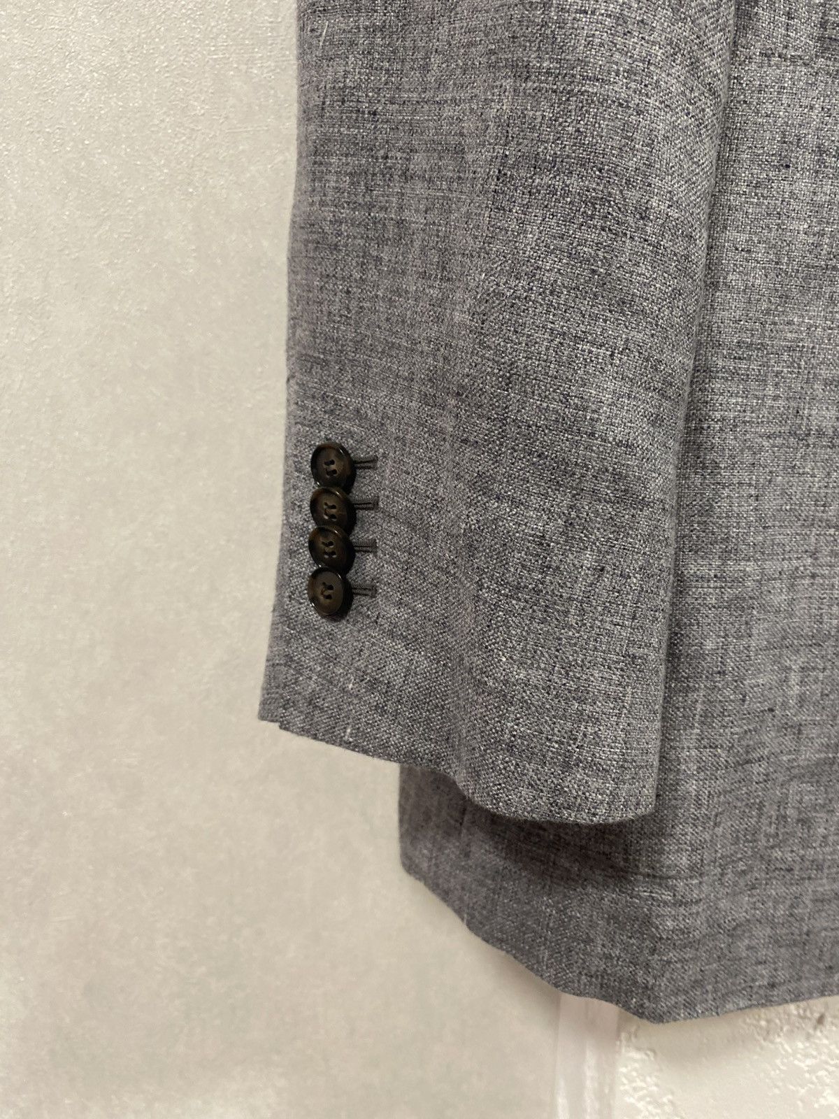 Suitsupply Suitsupply Angelico Linen Blazer Havana Patch HL Size: 44S Size 44S - 5 Thumbnail