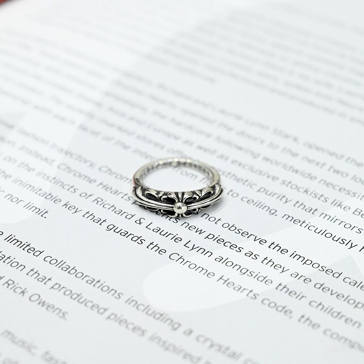Chrome Hearts CHROME HEARTS BABY CLASSIC FLORAL RING SILVER Size ONE SIZE - 6 Thumbnail