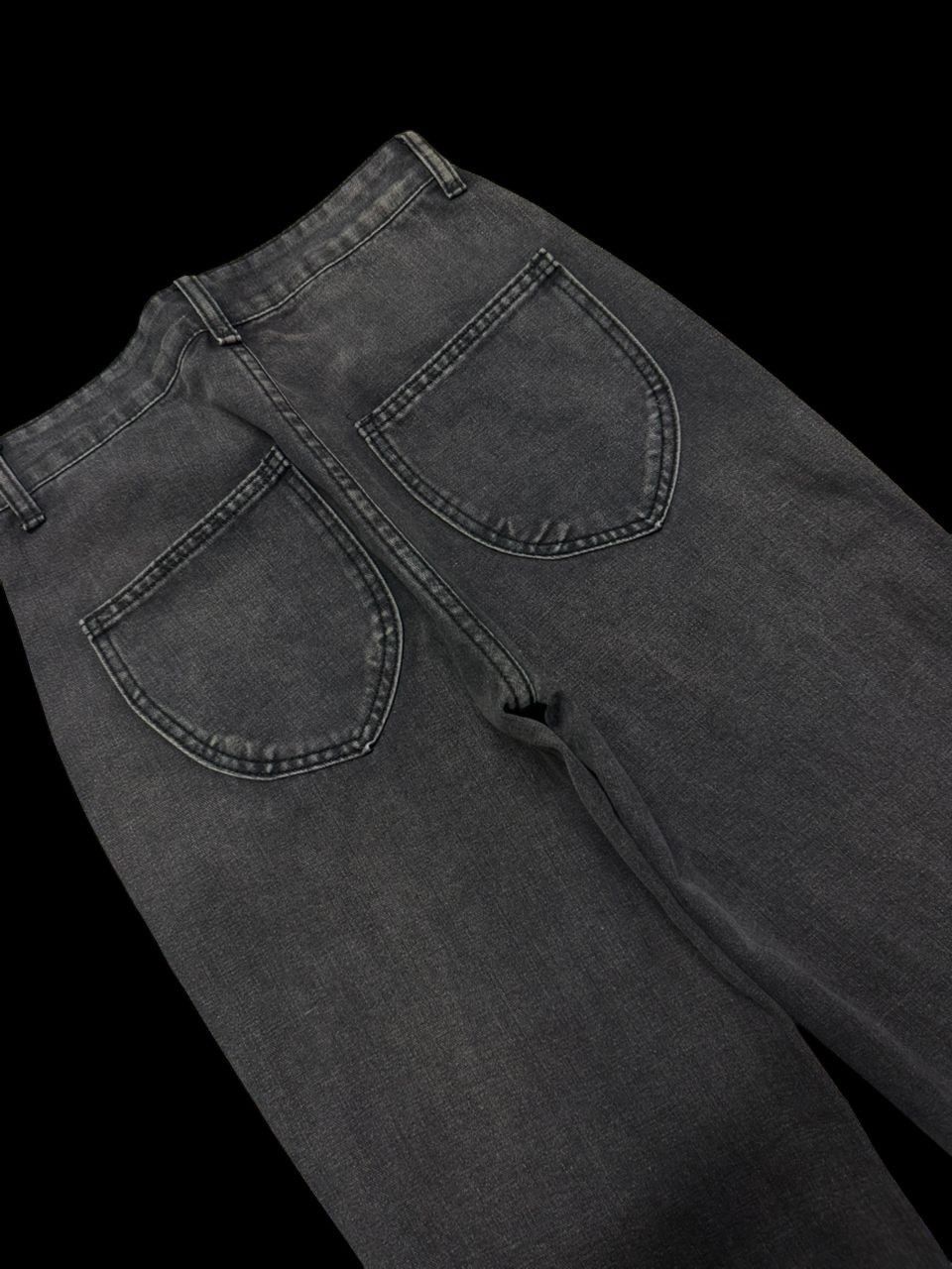Beauty Beast 💥Insane💥🇯🇵 Mega Flare Dark Jean Baggy Flare Bag Pocket Style Size US 28 / EU 44 - 17 Thumbnail