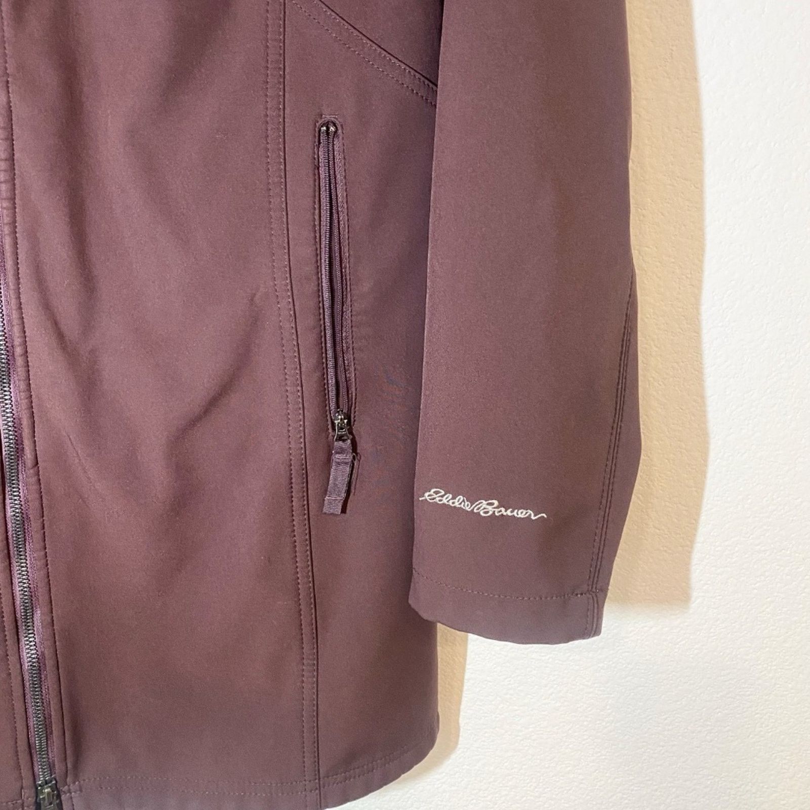 Eddie Bauer Eddie Bauer Hooded Soft Outer Shell Parka Jacket - Medium Size M / US 6-8 / IT 42-44 - 3 Thumbnail