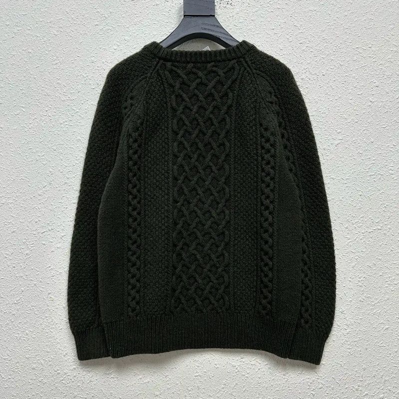Alexander McQueen Alexander McQueen Green Wool Knit Pullover Sweater 0089 Size S / US 4 / IT 40 - 1 Thumbnail