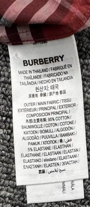 Burberry Burberry/Classic Red Plaid Long Sleeve Shirt K12 Size US M / EU 48-50 / 2 - 8 Thumbnail