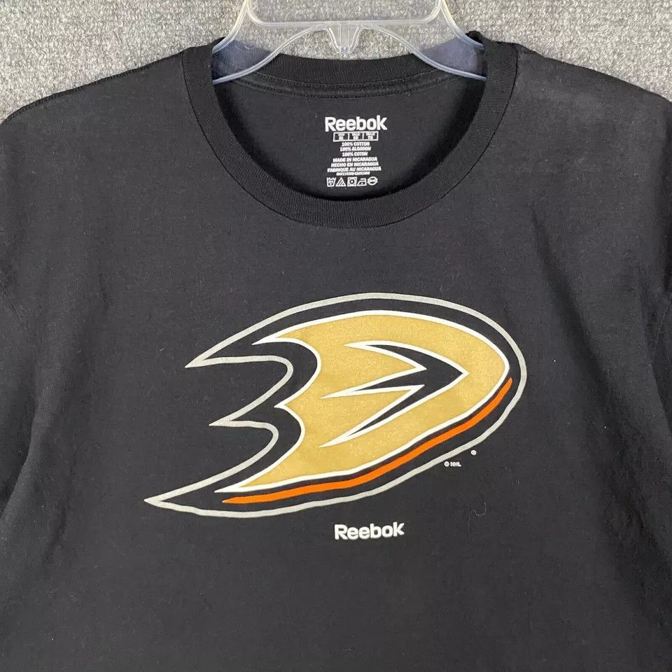 Reebok Anaheim Ducks T-Shirt Men's XL Reebok 100% Cotton Casual Size US XL / EU 56 / 4 - 2 Thumbnail