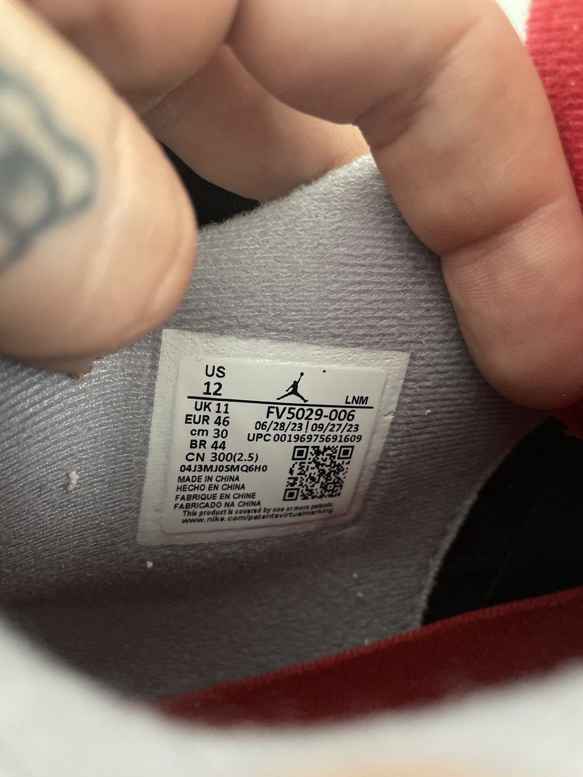 Jordan Brand Jordan 4 Retro Bred Size US 12 / EU 45 - 5 Thumbnail