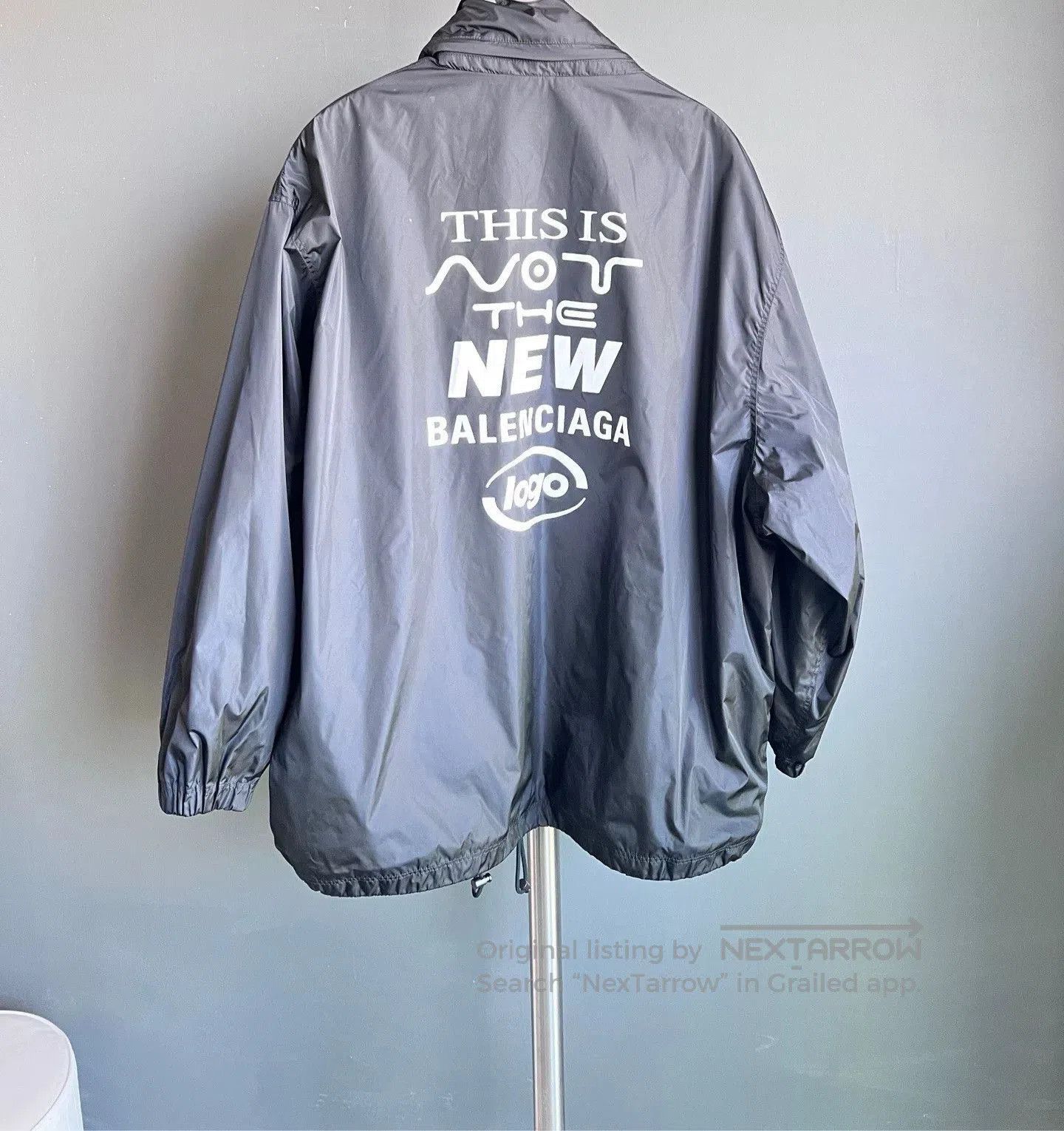 Balenciaga Balenciaga Defile Coach Jacket Raincoat. Size US XS / EU 42 / 0 - 3 Thumbnail