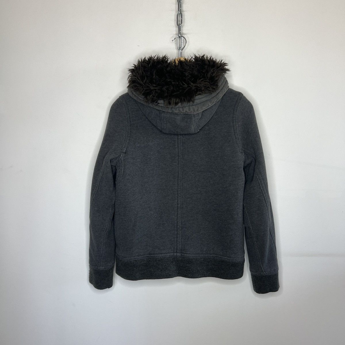Abercrombie & Fitch × If Six Was Nine × Le Grande Bleu (L.G.B.) ABERCROMBIE FAUX FUR ZIPPER HOODIE JAPANESE I6W9 LGB STYLE Size M / US 6-8 / IT 42-44 - 8 Thumbnail