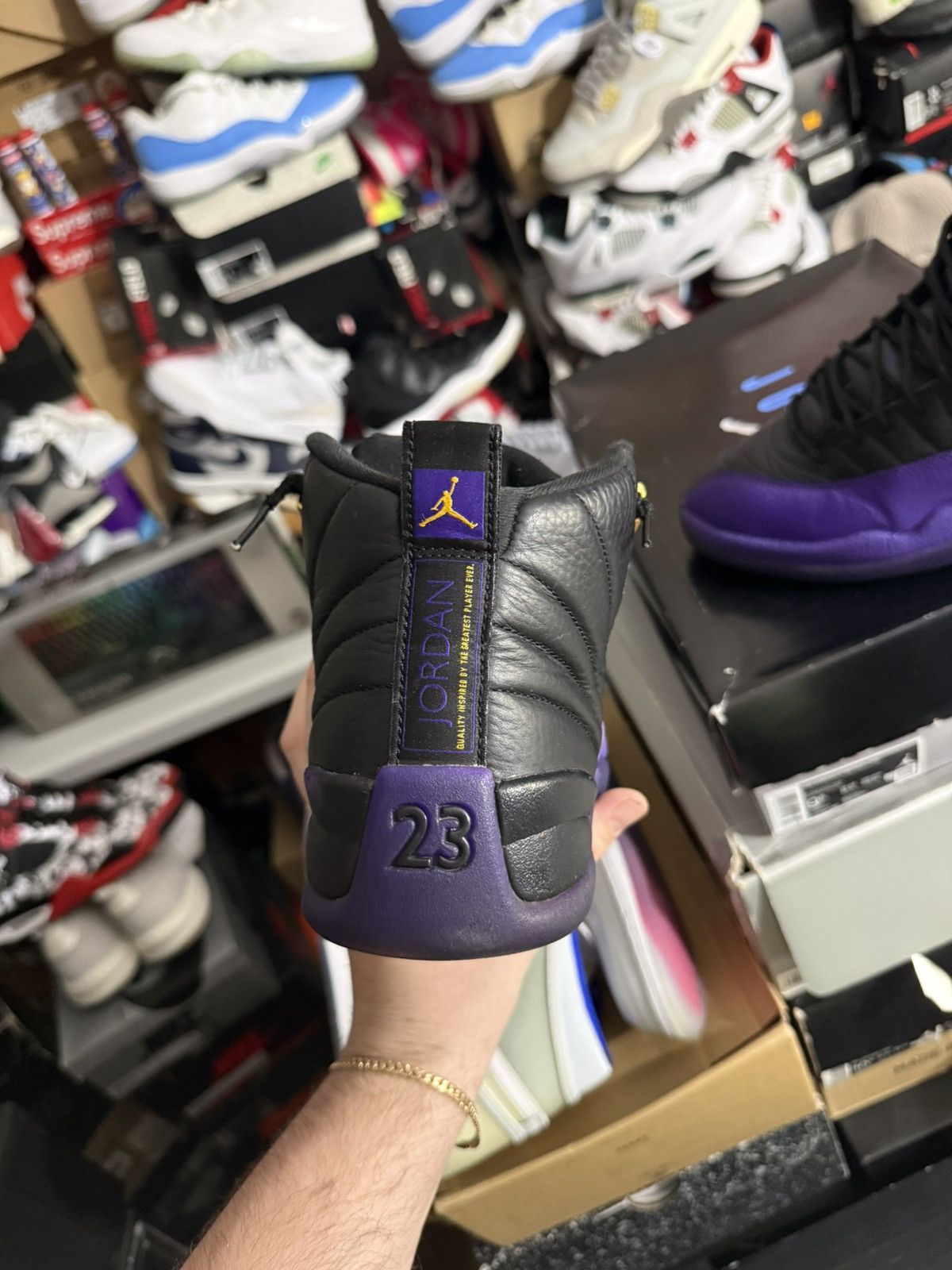 Jordan Brand Jordan retro 12 field purple sz 8 Size US 8 / EU 41 - 4 Thumbnail