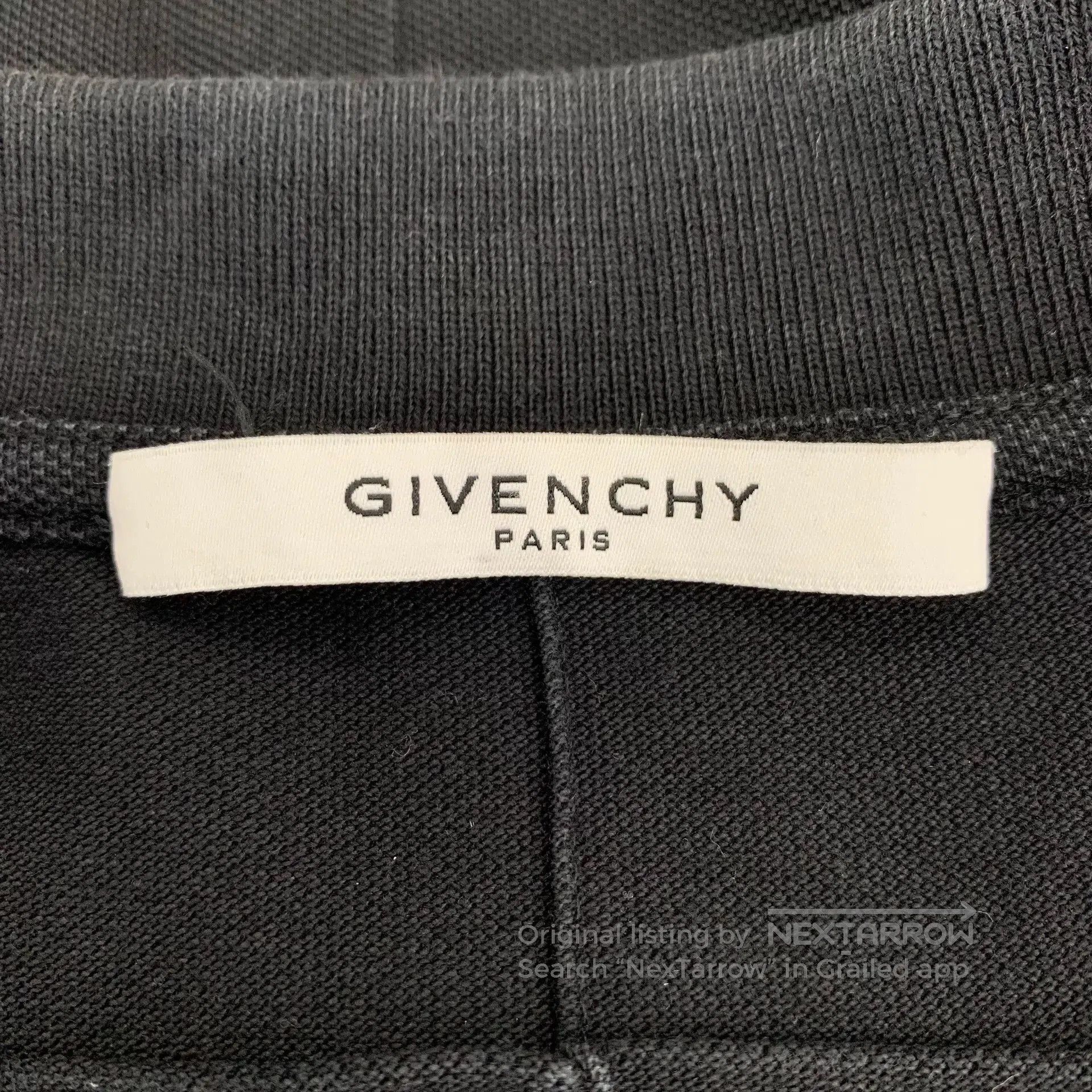 Givenchy Givenchy Black Ring Zip Cotton Polo Shirt. Size US XS / EU 42 / 0 - 5 Thumbnail