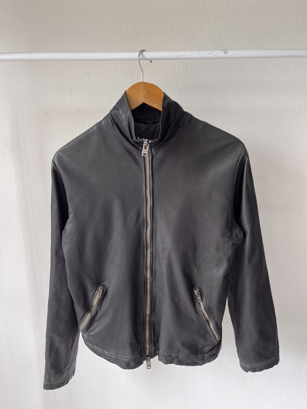 Giorgio Brato Giorgio Brato Vera Pelle Leather Jacket Size US S / EU 44-46 / 1 - 9 Thumbnail