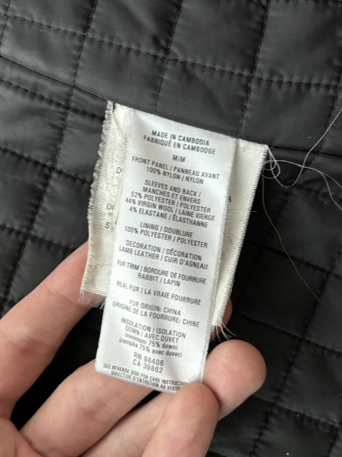 Theory Theory Rabbit Fur Trim Collar Winter Jacket Lambskin Bomber Size M / US 6-8 / IT 42-44 - 10 Thumbnail