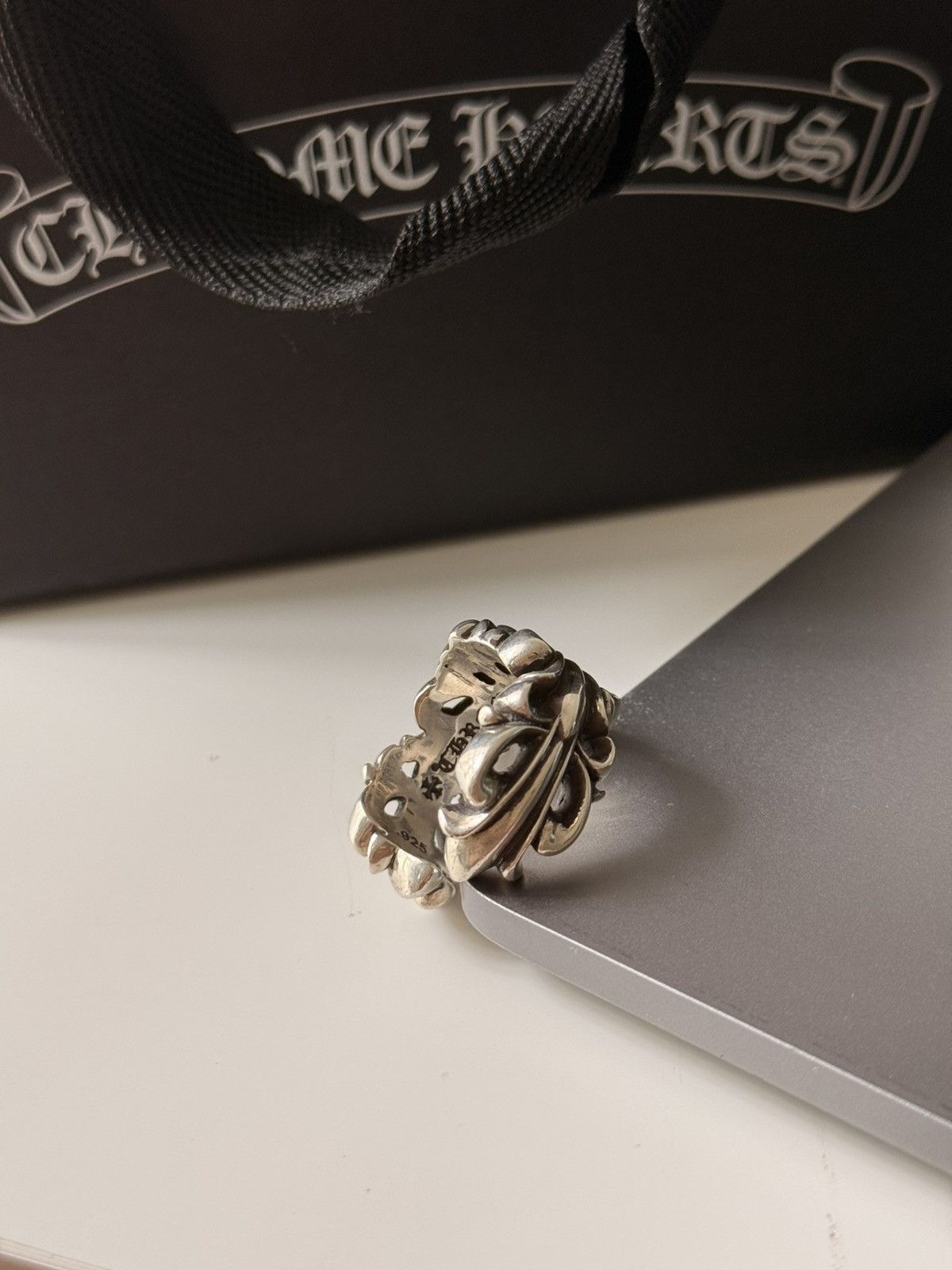 Chrome Hearts Chrome hearts double floral rings sz 12 Size ONE SIZE - 4 Thumbnail