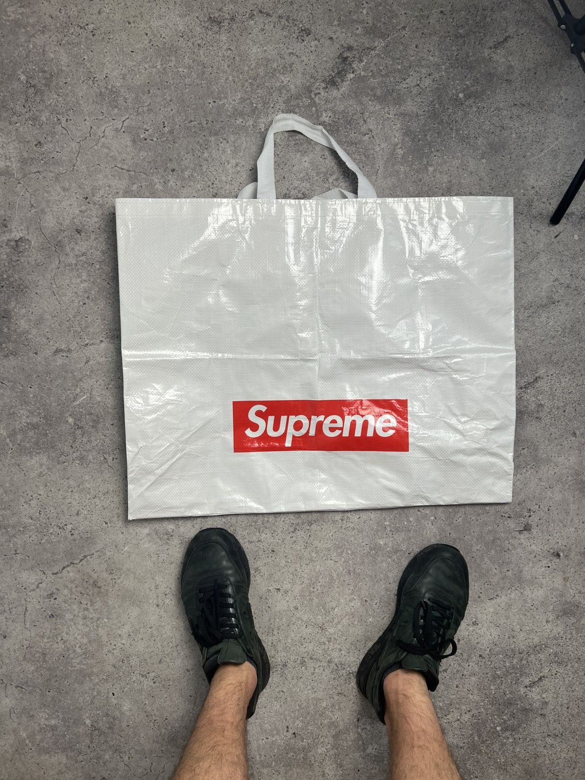 Supreme × Vintage Supreme reusable shopping bag / tote large cotton woven Size ONE SIZE - 3 Thumbnail
