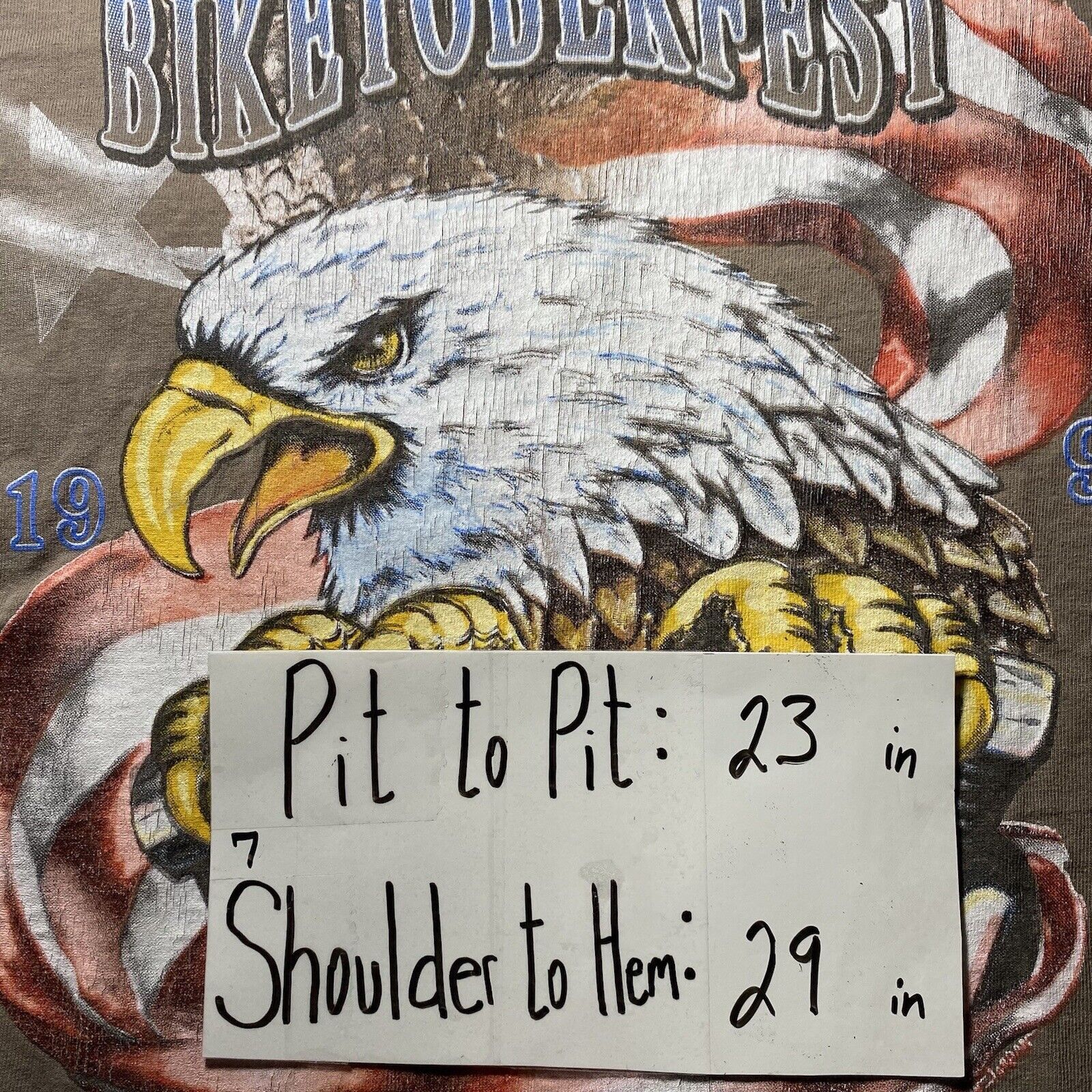 Vintage Vintage Biketoberfest 1998 Daytona Beach 6th Graphic T Shirt Size US XL / EU 56 / 4 - 12 Thumbnail