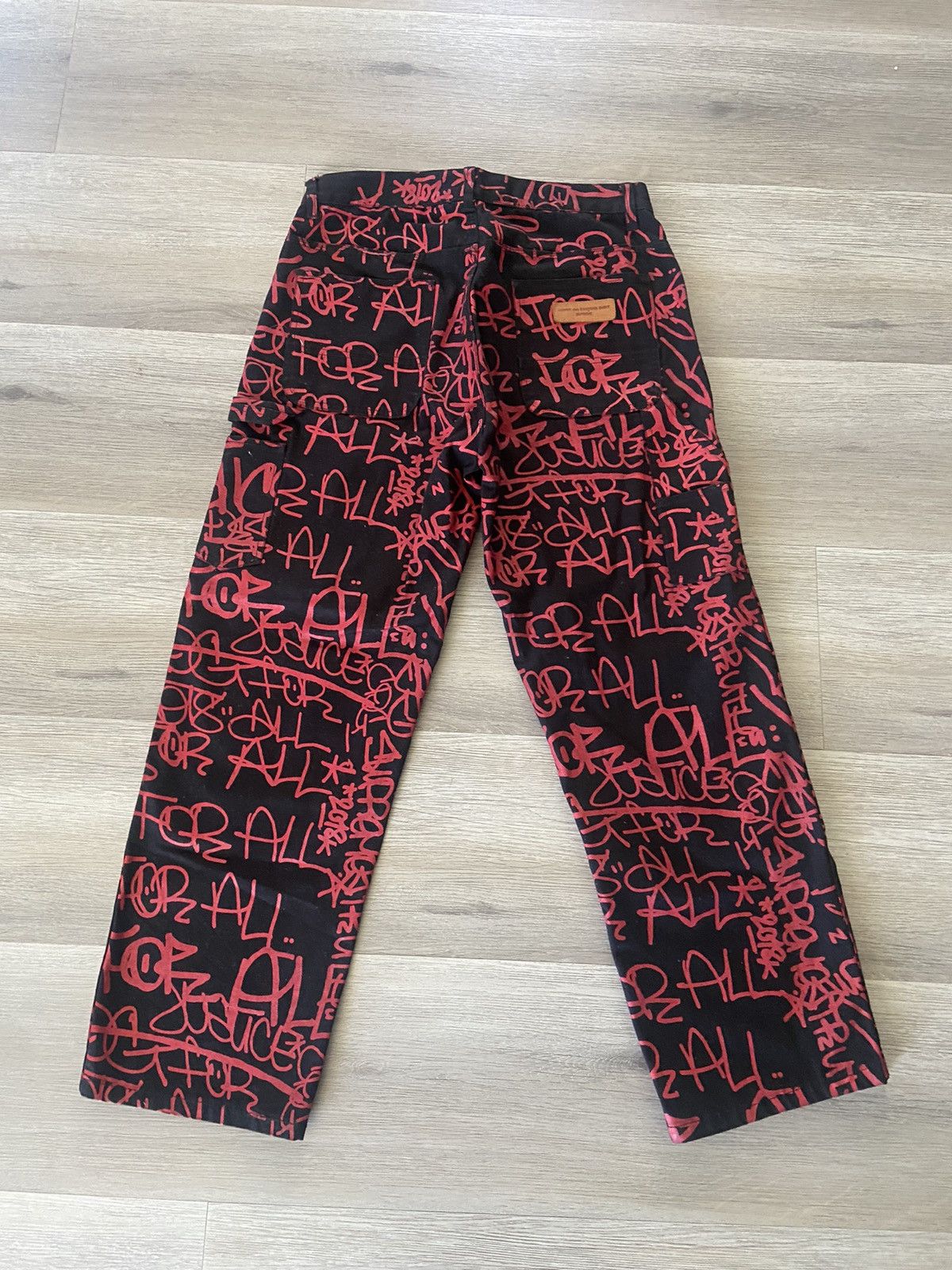 Supreme Supreme x CDG Canvas Painter Pants FW18 Work Graffiti Size US 30 / EU 46 - 3 Thumbnail