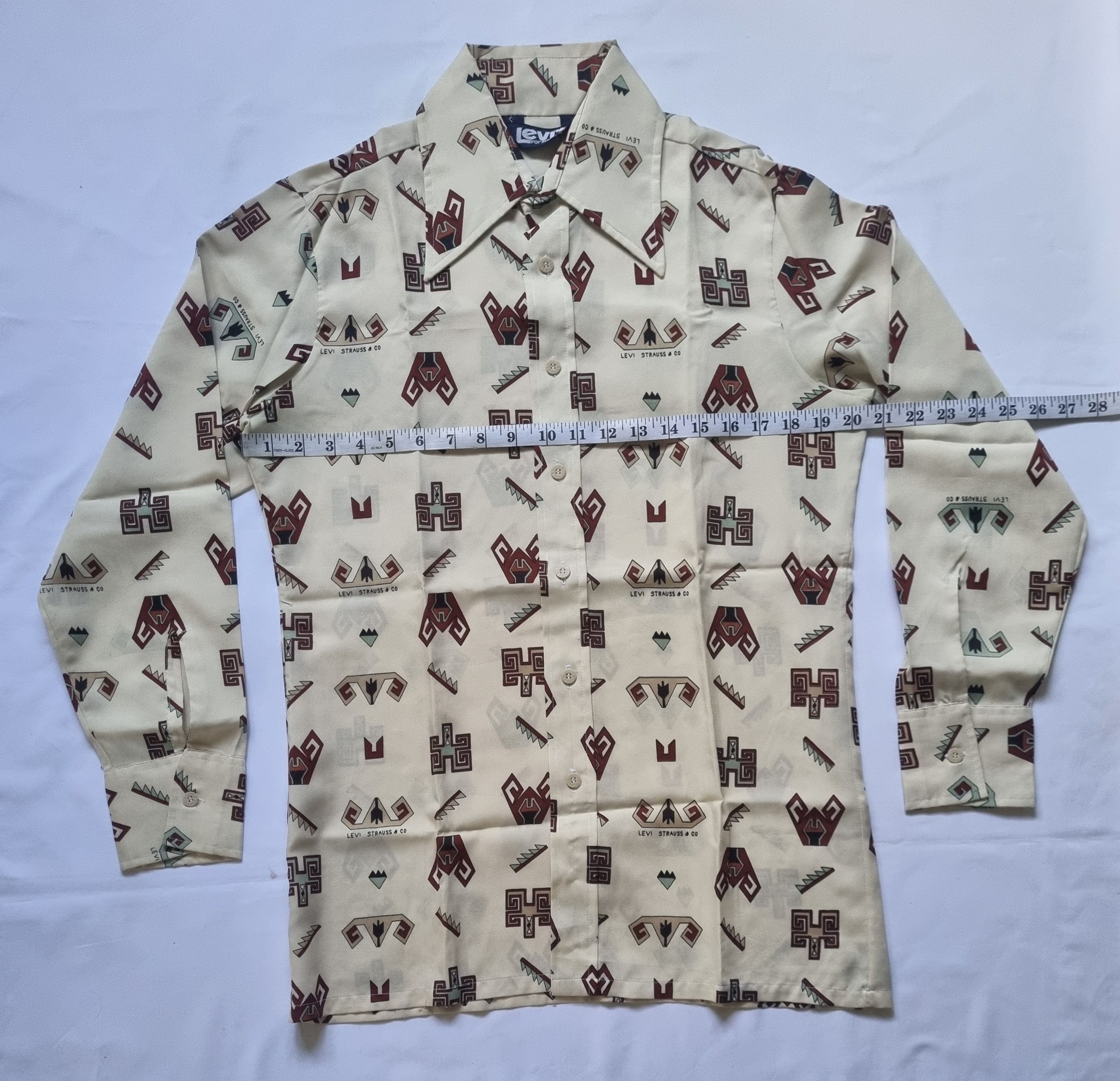Levi's × Vintage Vintage 70s Levi's Western Aztec Native American Button Size US M / EU 48-50 / 2 - 3 Thumbnail