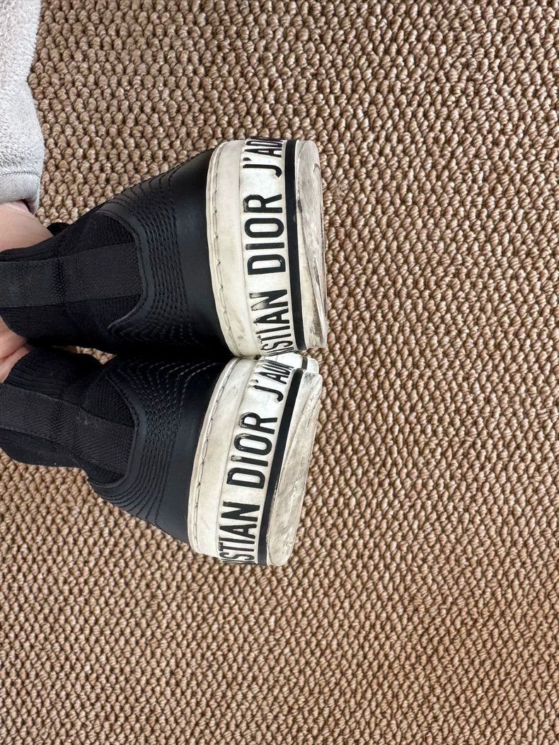 Other Dior Christian Dior Black Canvas Strap Sneakers-2507 Size US 7 / IT 37 - 7 Thumbnail