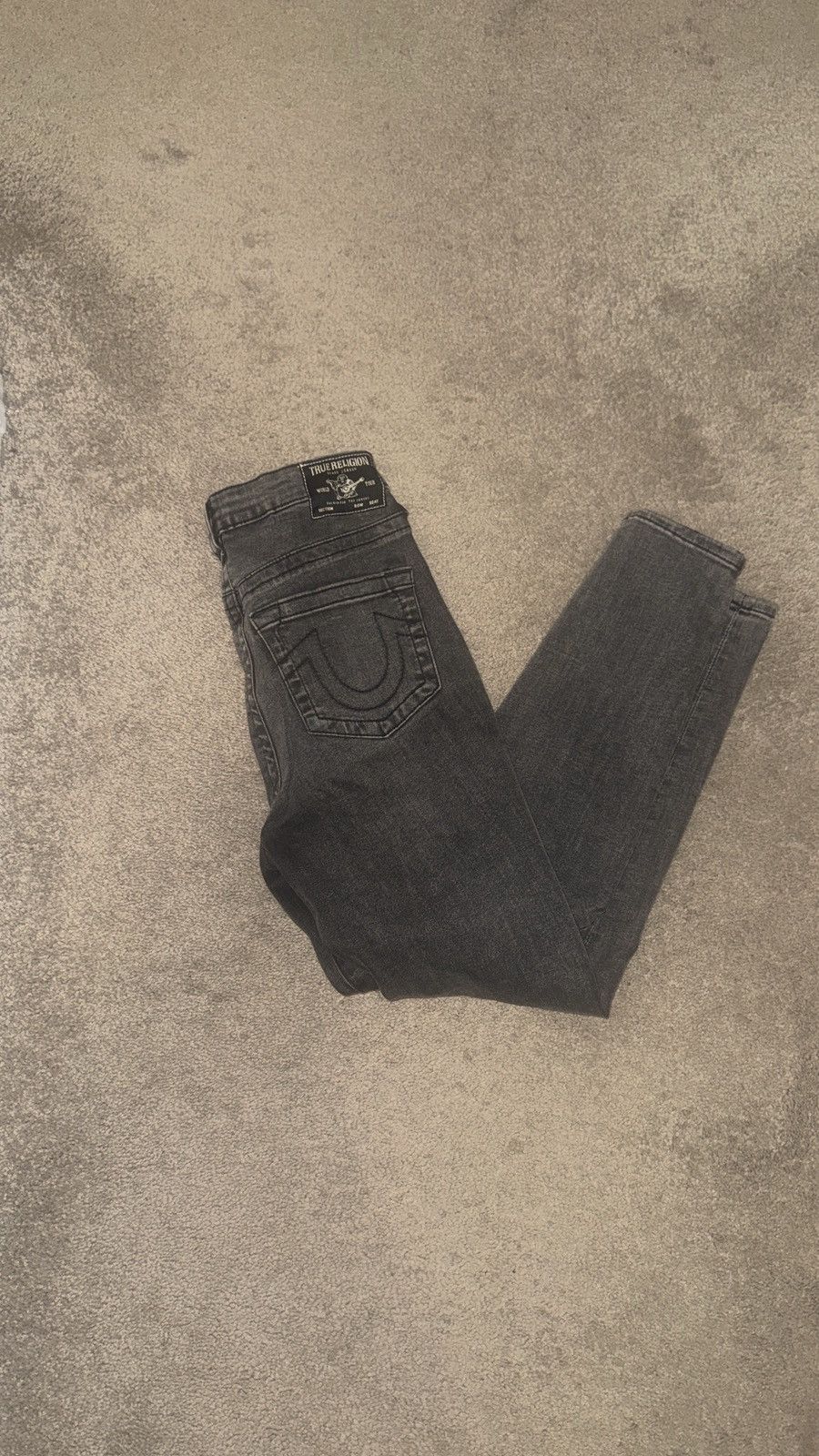 True Religion True Religion Halle High Rise Super Skinny Crop Jeans Size 29" - 3 Thumbnail