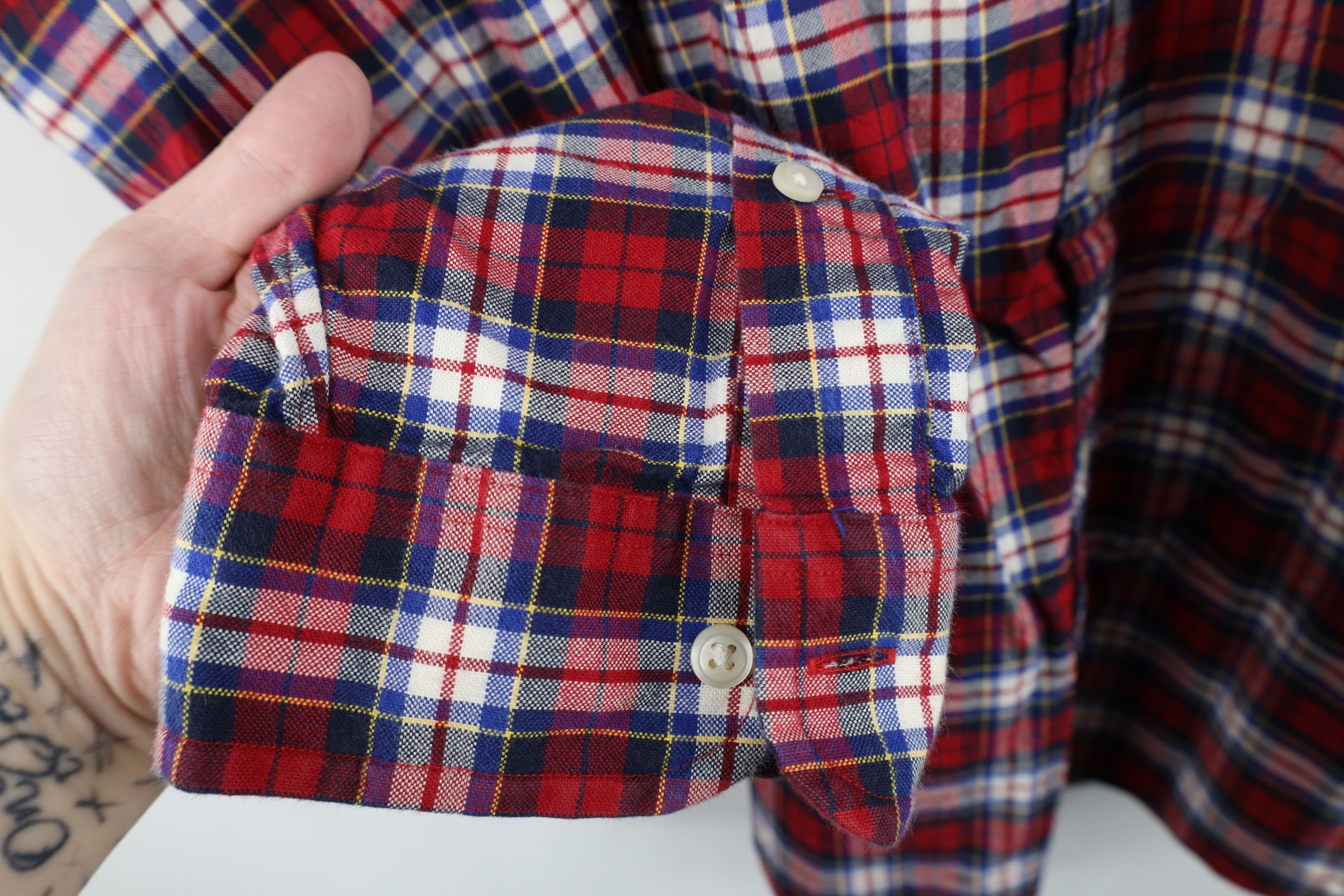 Ralph Lauren Vintage Ralph Lauren Collared Button Down Shirt Plaid Size US XL / EU 56 / 4 - 5 Thumbnail
