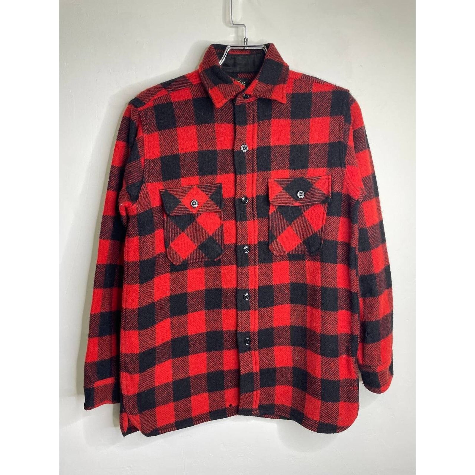 King Vintage King Kole Wool Flannel Shirt Plaid S Made in USA Size US S / EU 44-46 / 1 - 1 Thumbnail