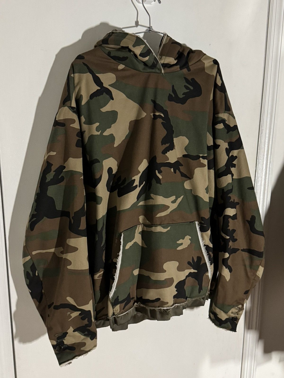 Japanese Brand Les Six SS 23 Oversized Camo Hoodie Size US M / EU 48-50 / 2 - 2 Thumbnail