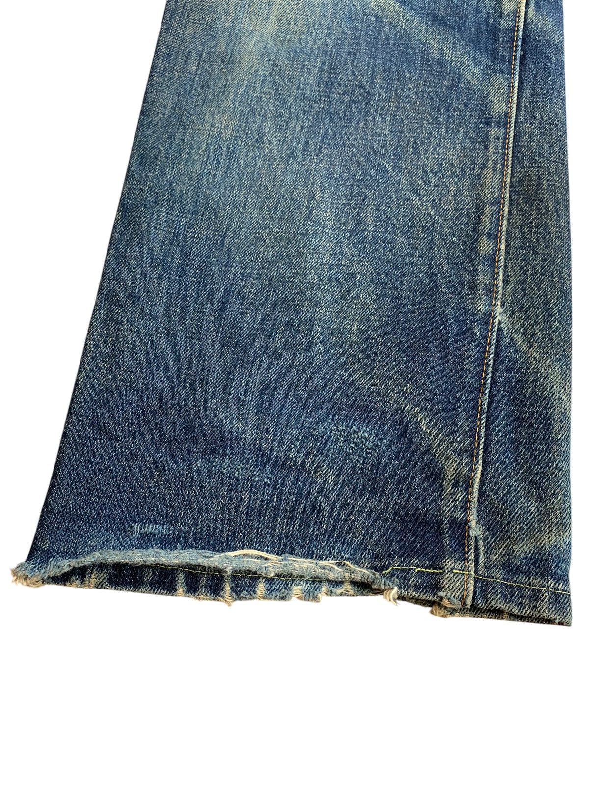 Levi's Vintage 90’s Levis 501XX Big E Thrashed Blue Denim Size US 30 / EU 46 - 15 Thumbnail