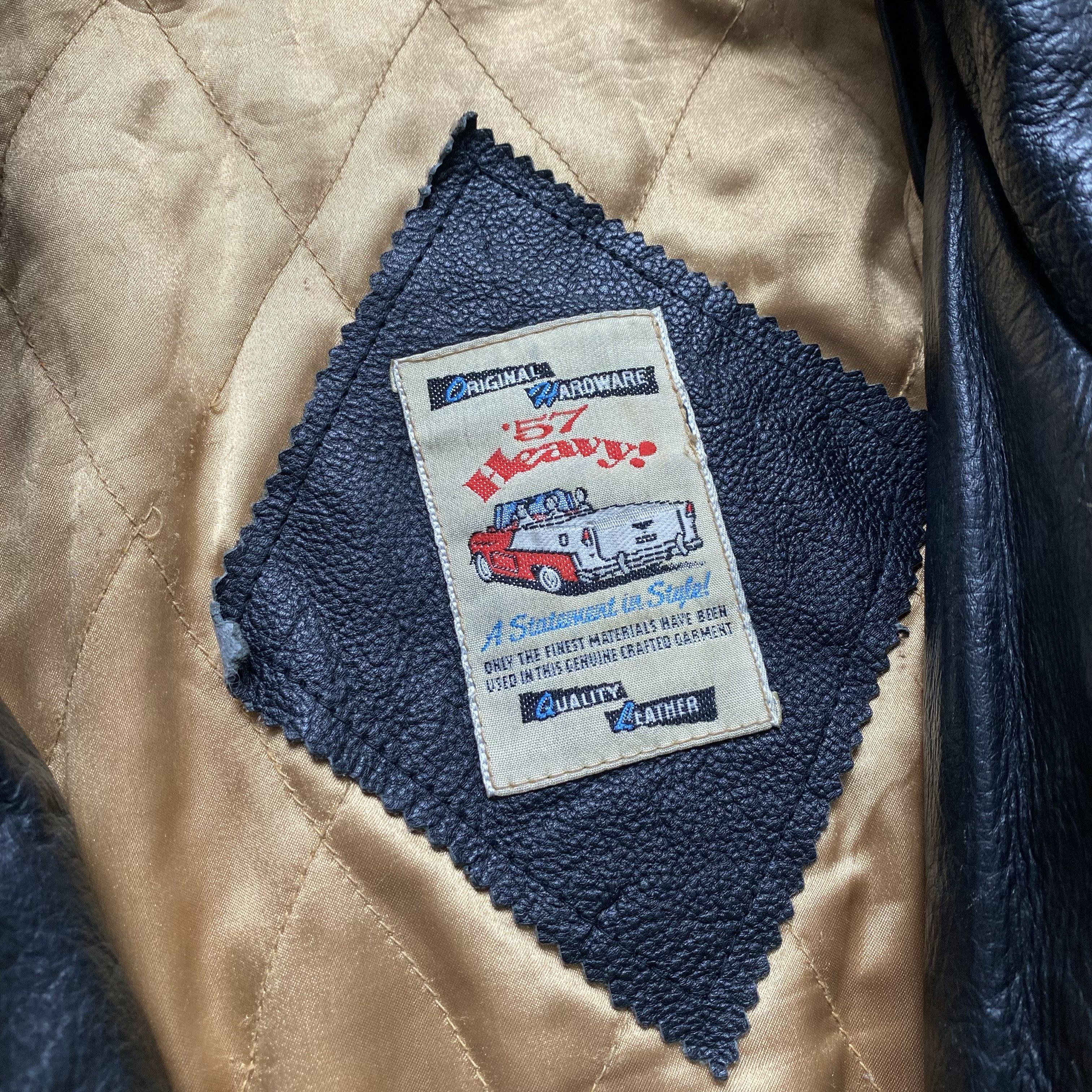 Genuine Leather Vintage 70s Genuine Real Leather Heavy Racing Jacket Size US M / EU 48-50 / 2 - 6 Thumbnail
