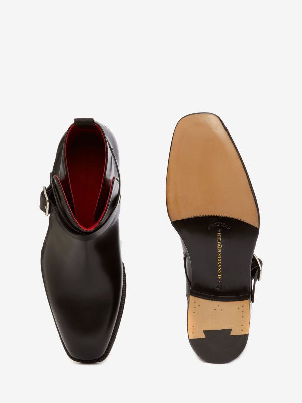 Alexander McQueen o1y1024 Ankle Boots in Black Size US 8 / EU 41 - 4 Thumbnail