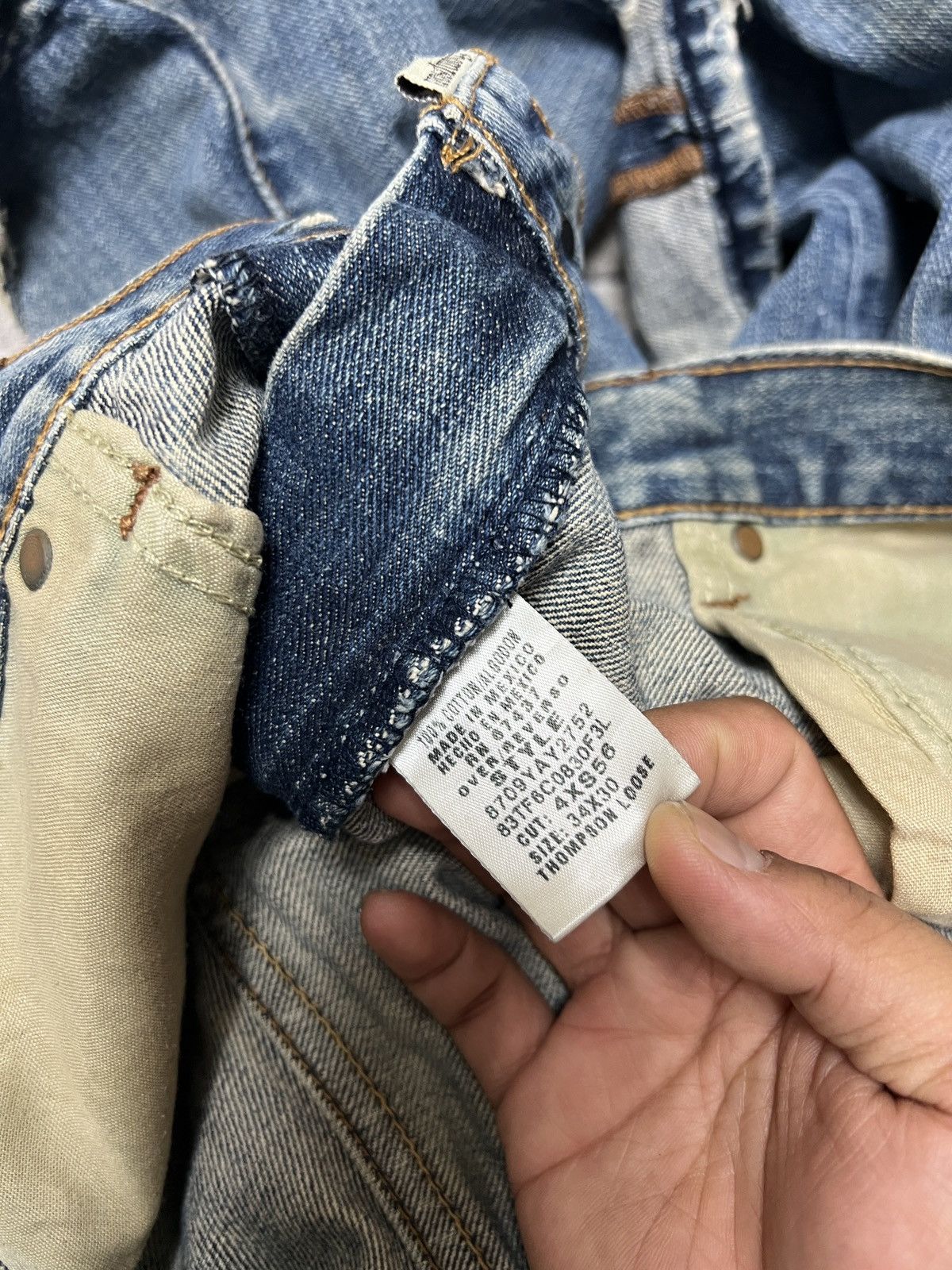 Designer × Polo Ralph Lauren POLO RALPH LAUREN THOMPSON JEANS DENIM Size US 36 / EU 52 - 19 Thumbnail